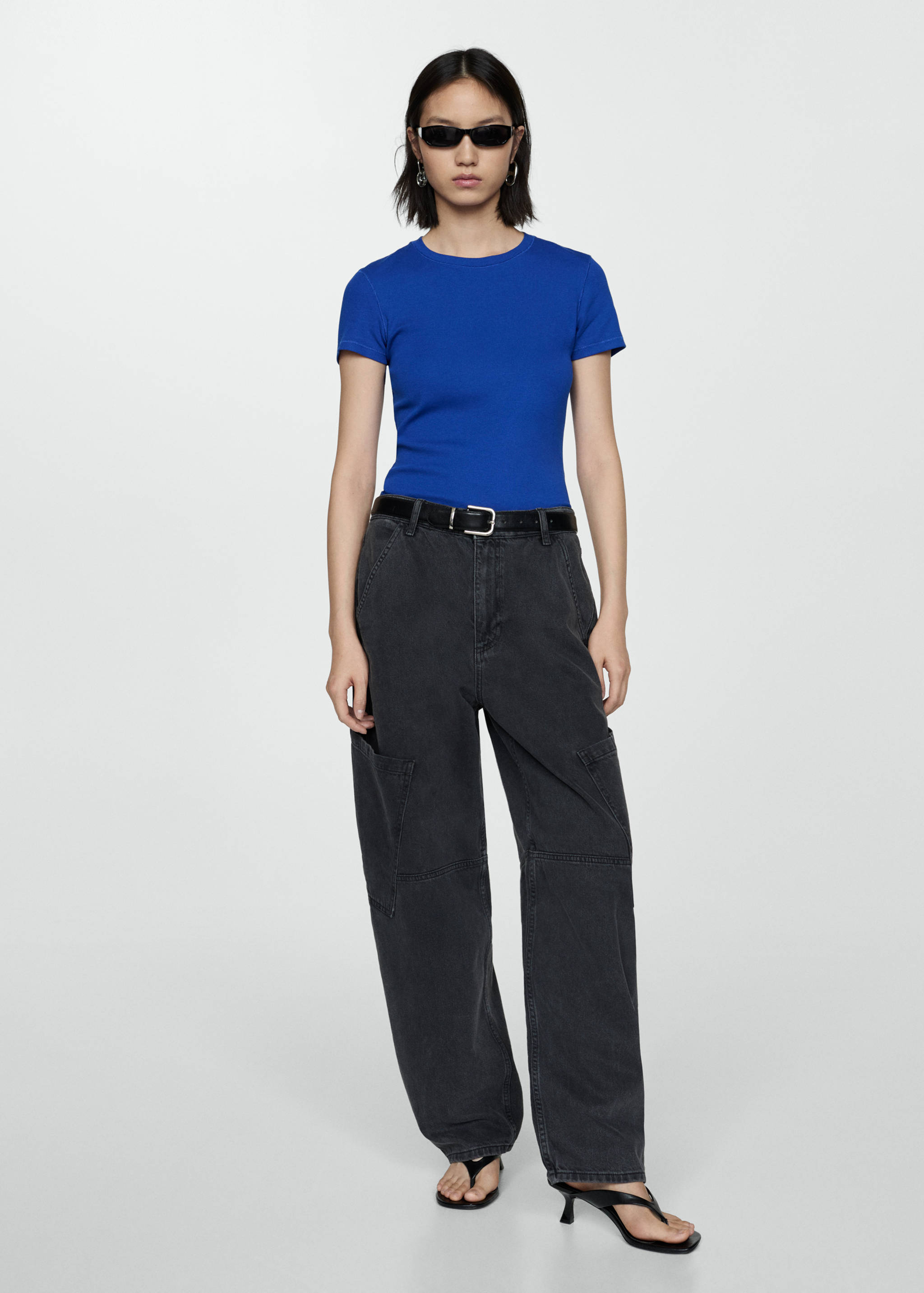 Knitted short-sleeve t-shirt - General plane