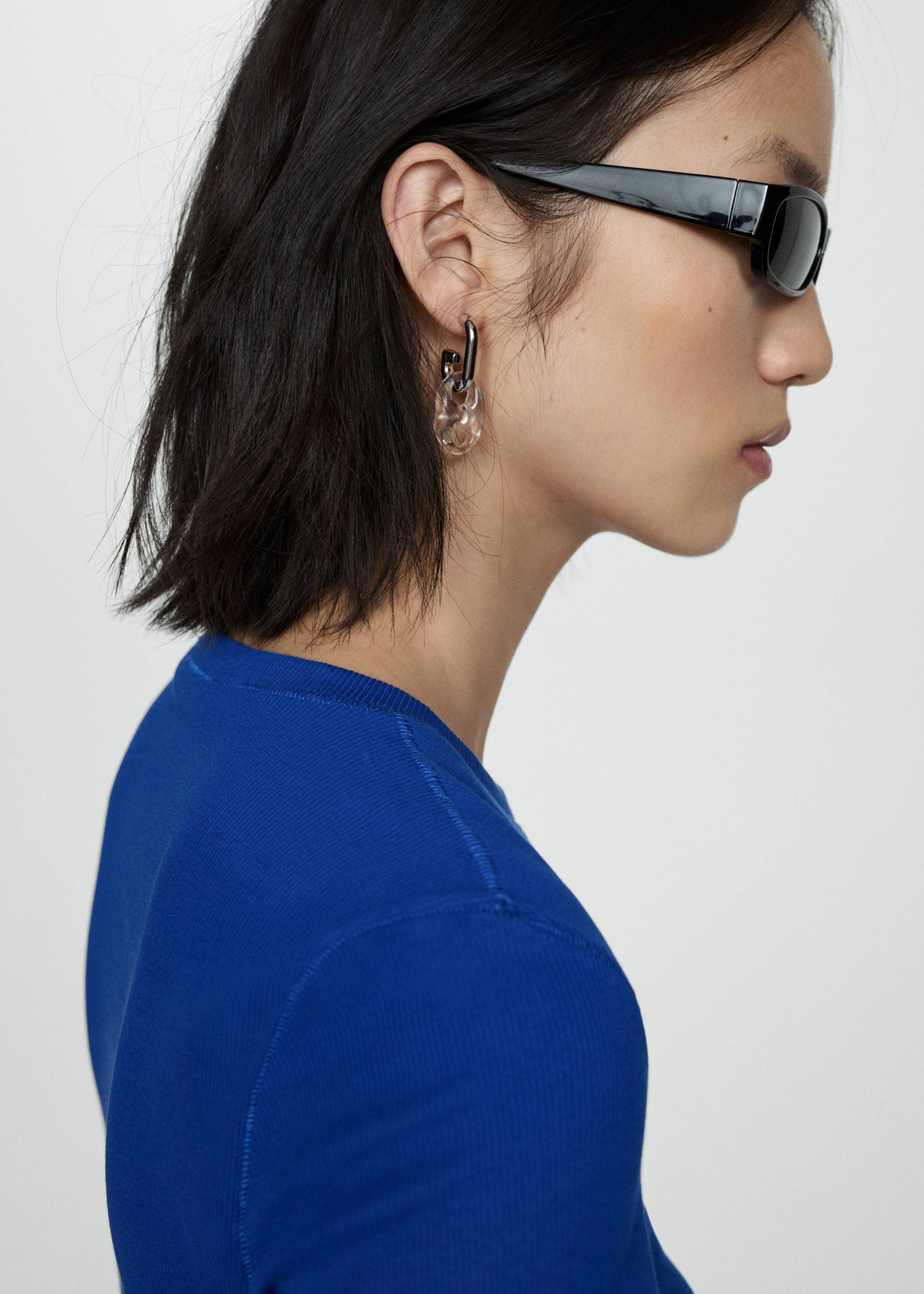 Knitted short-sleeve t-shirt - Details of the article 1