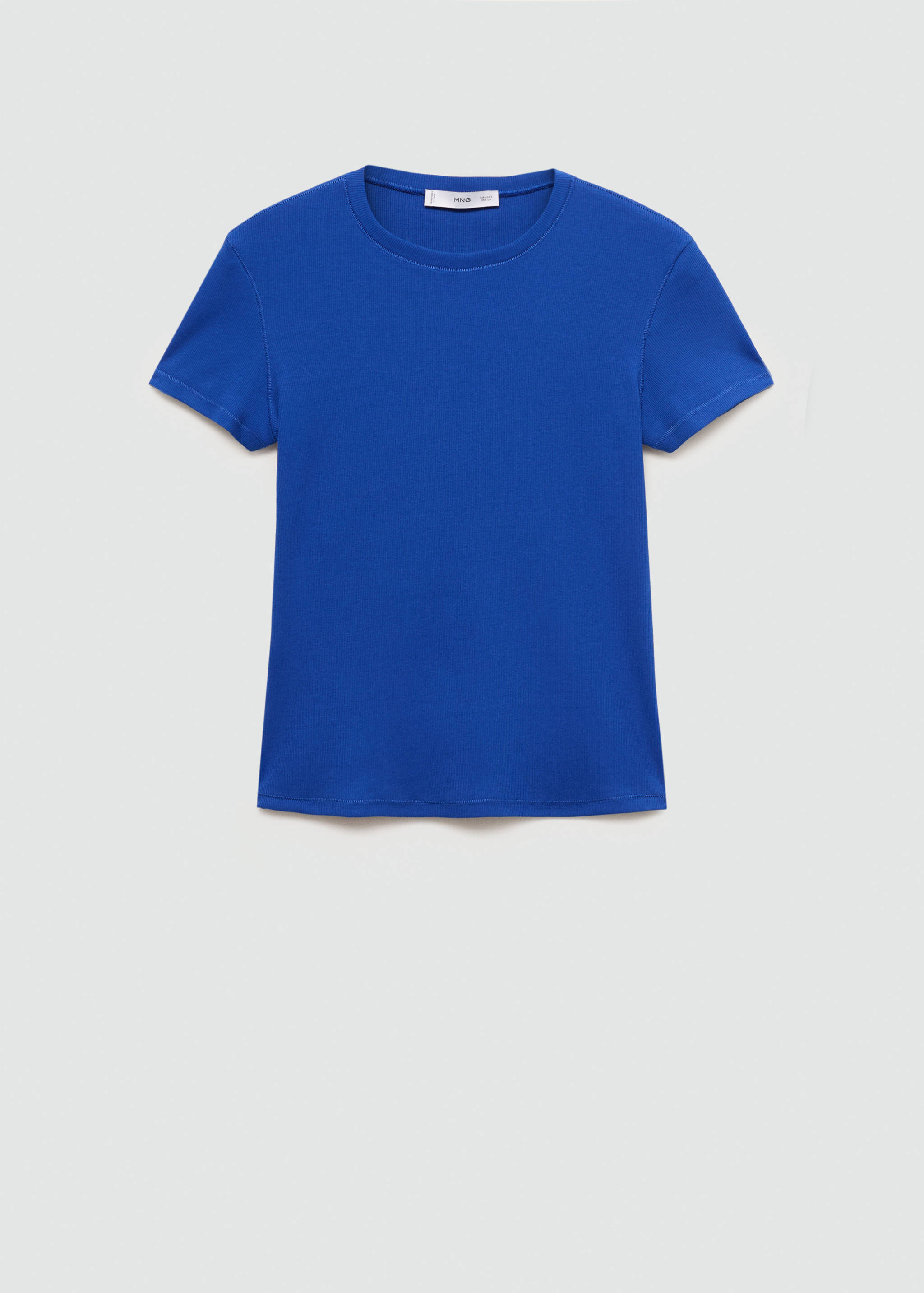 Knitted short-sleeve t-shirt - Article without model