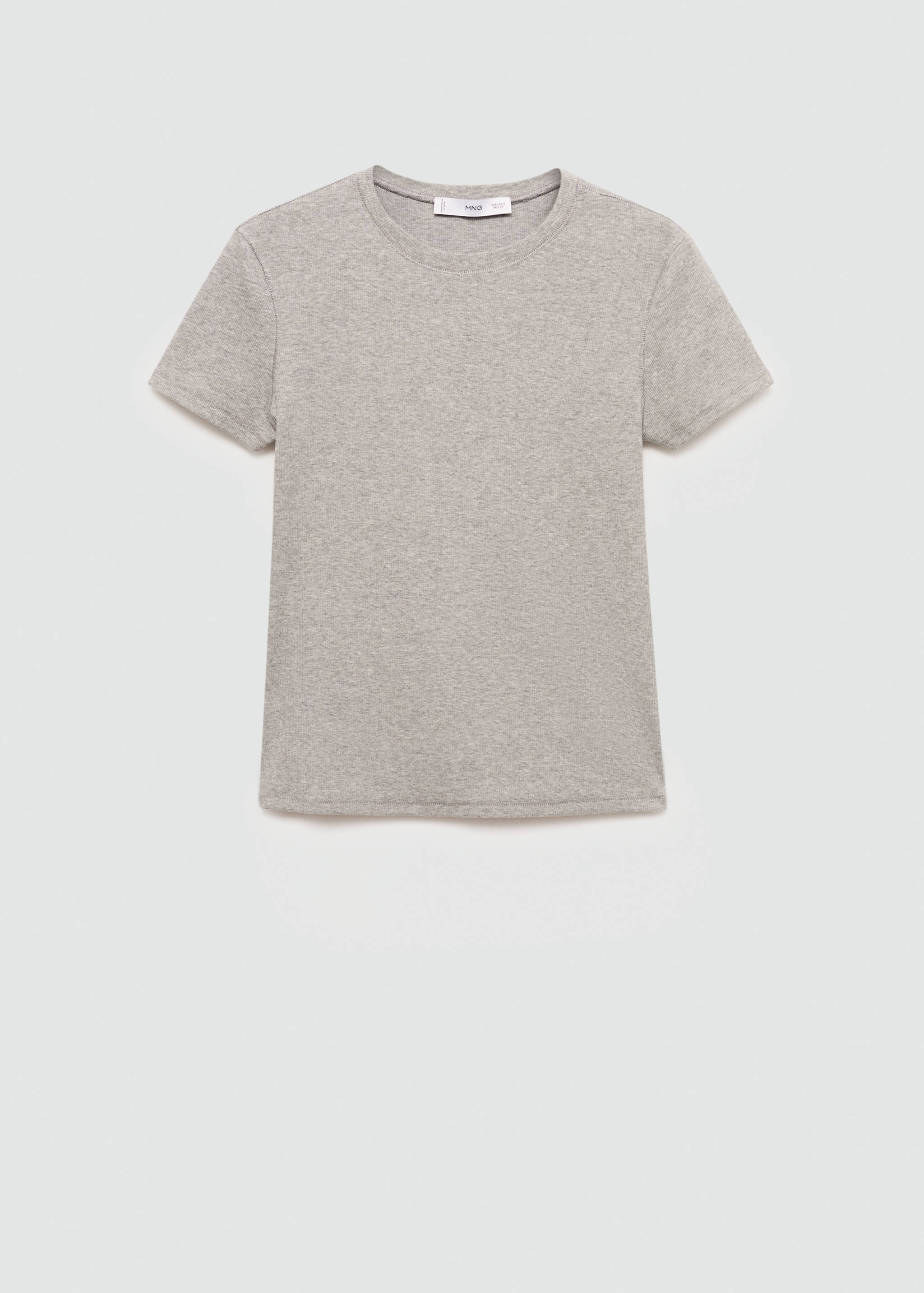 Knitted short-sleeve t-shirt - Article without model