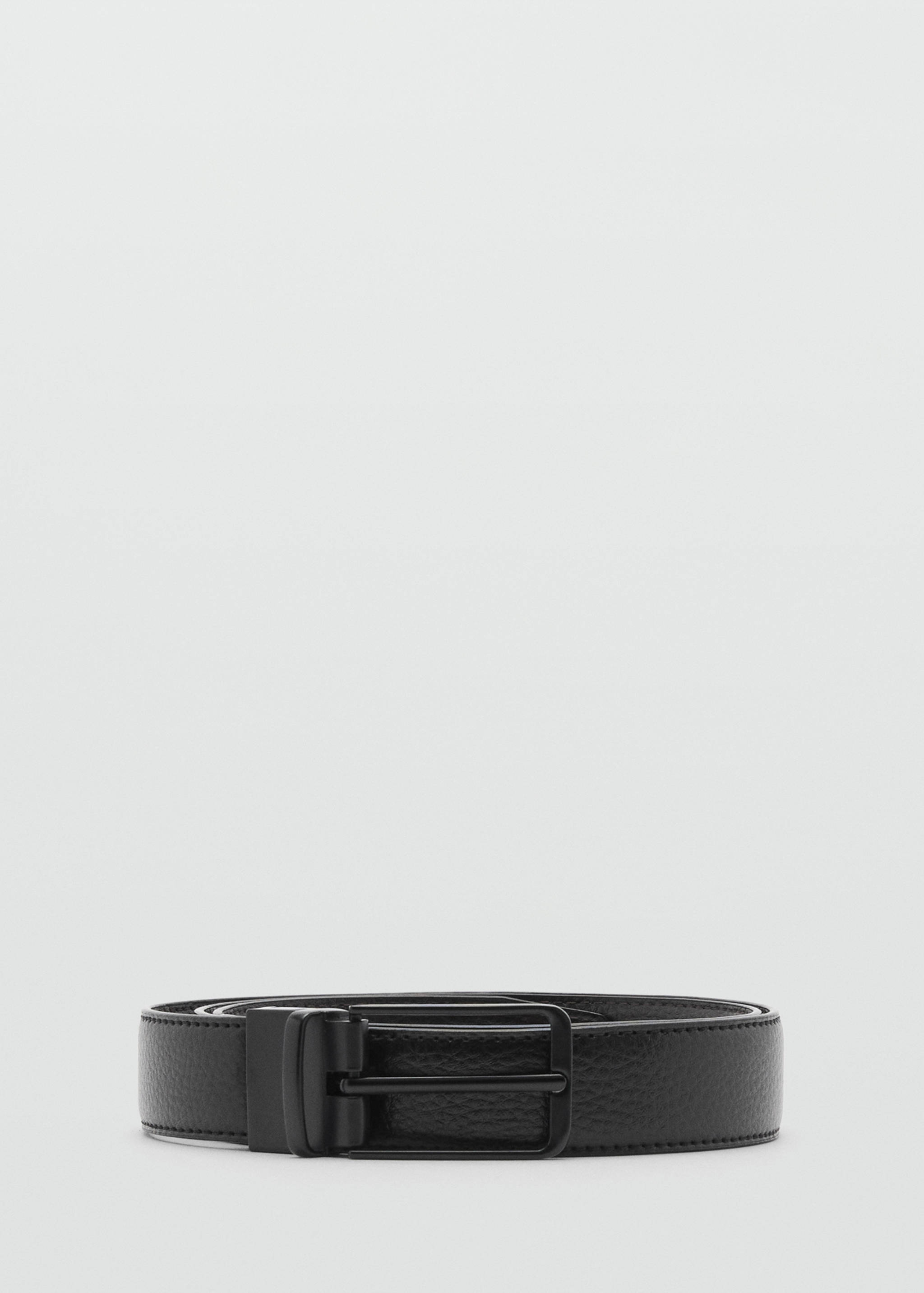 Pebbled leather belt - Article without model