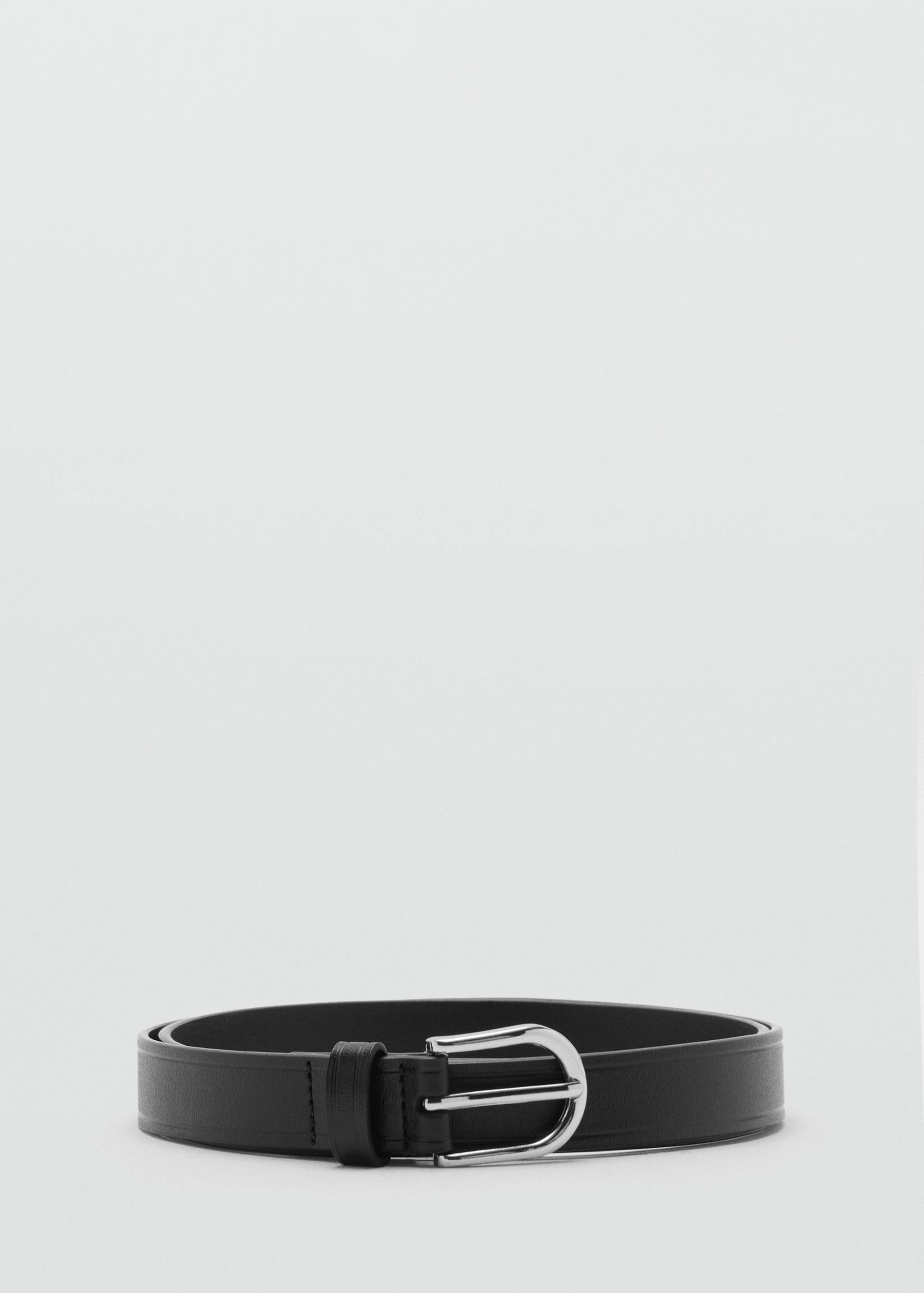 Ceinture cuir grainé - Article sans modèle