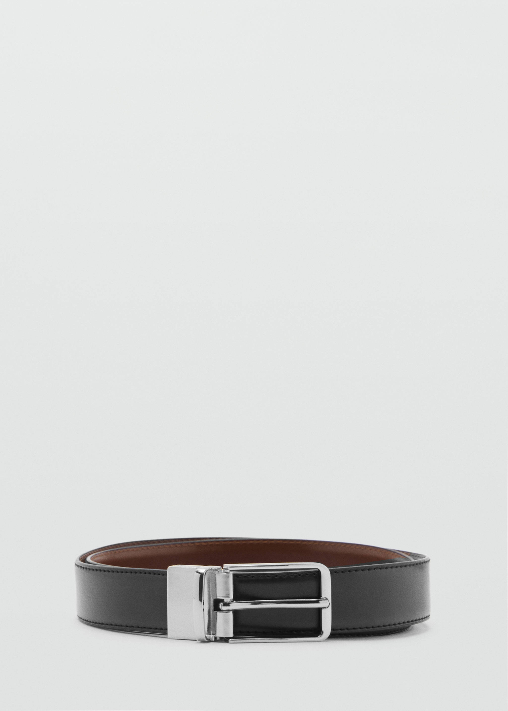 Leather reversible belt - Article without model