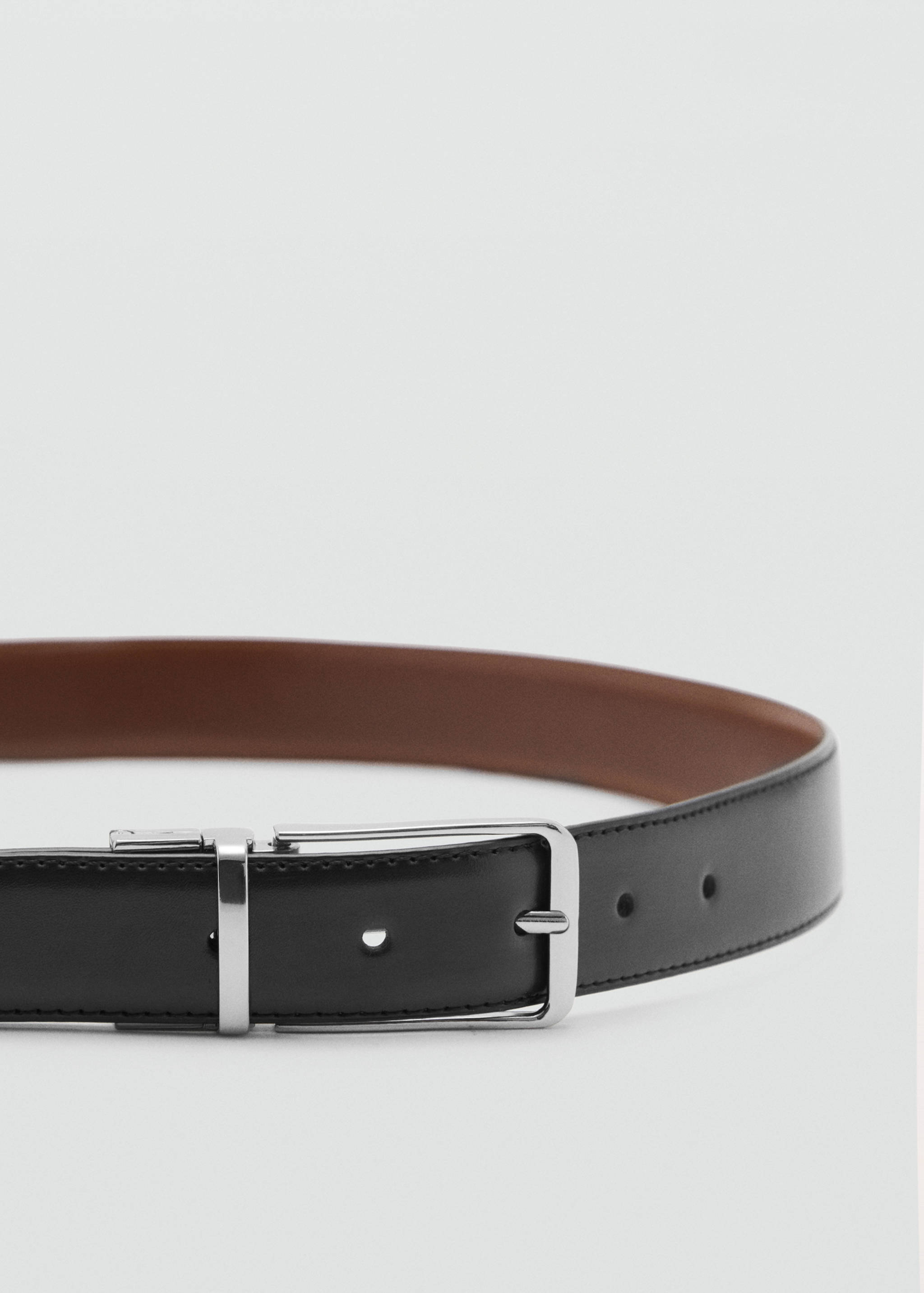 Leather reversible belt - Details of the article 2
