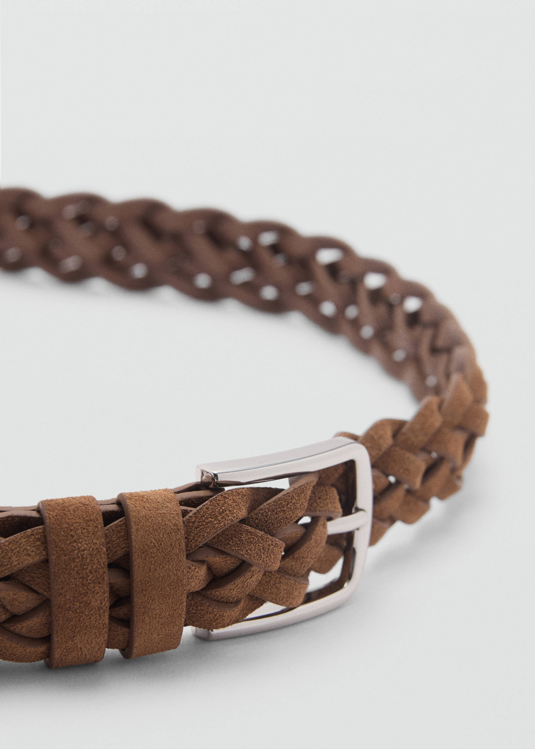 Braided suede belt - Details of the article 1