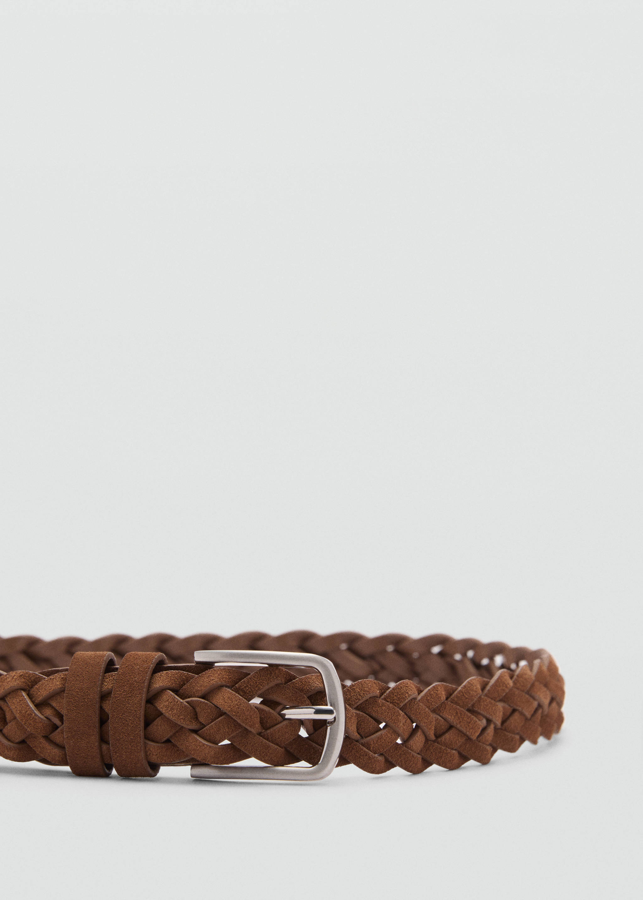 Braided suede belt - Details of the article 1