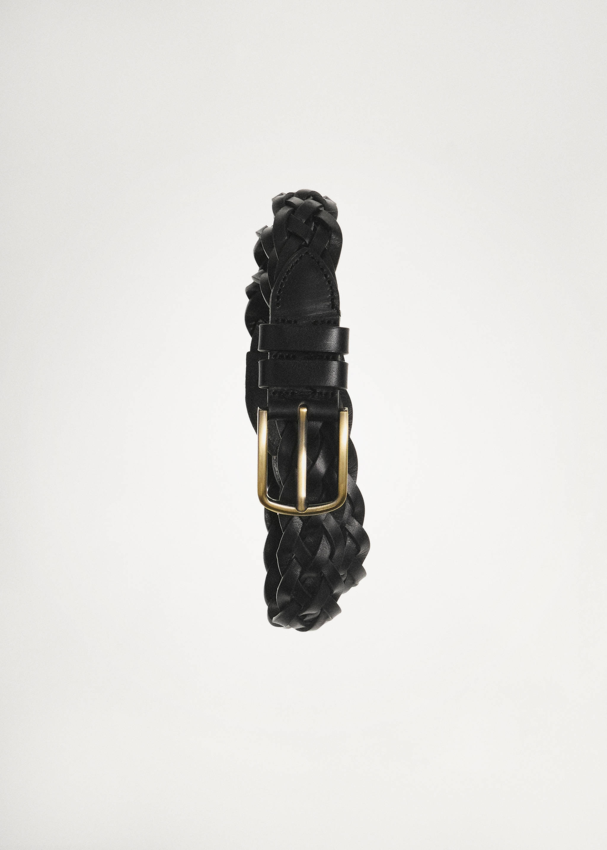 100% braided leather belt - Details of the article 5