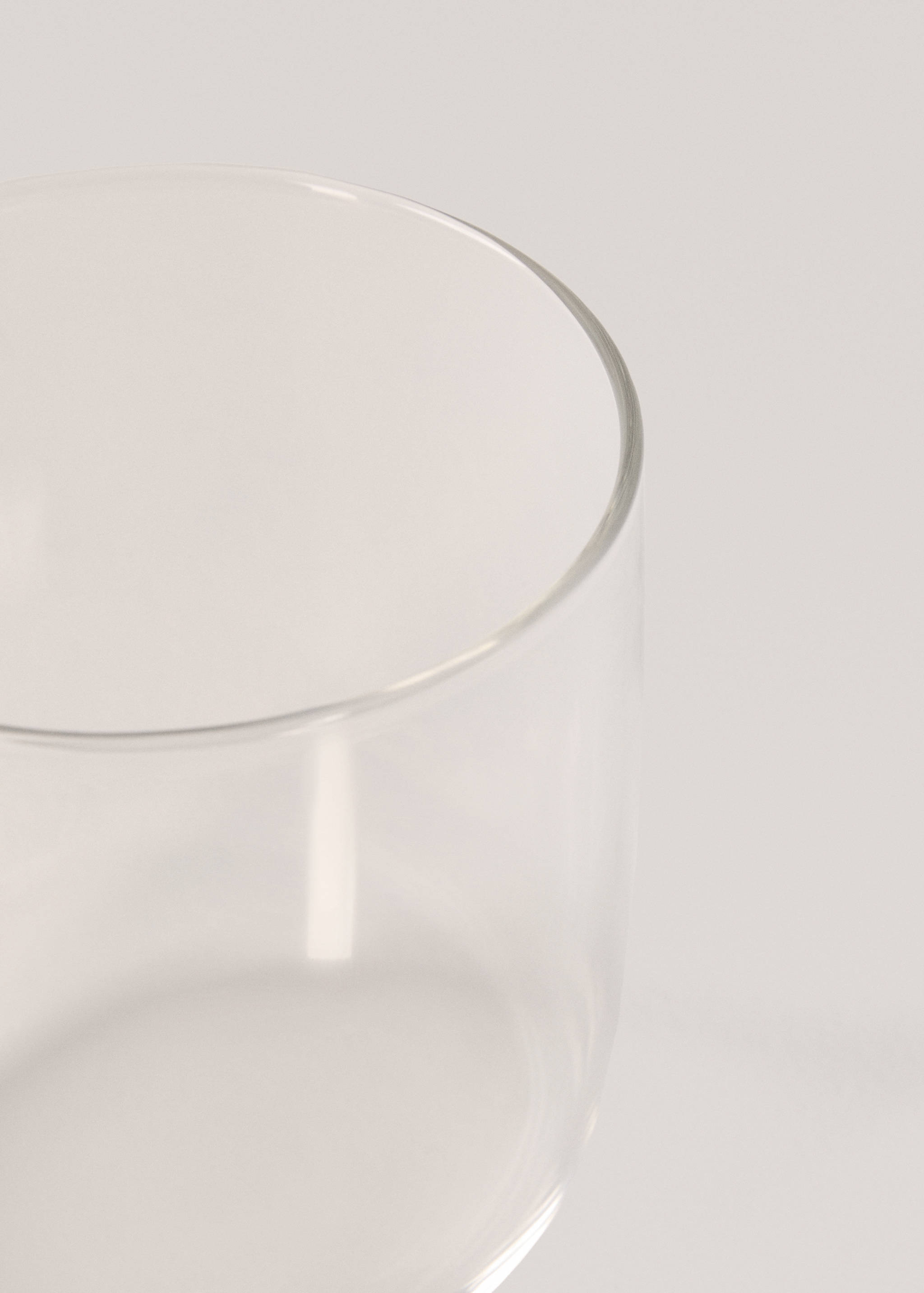 Medium borosilicate glass tumbler with plain design - Details of the article 1