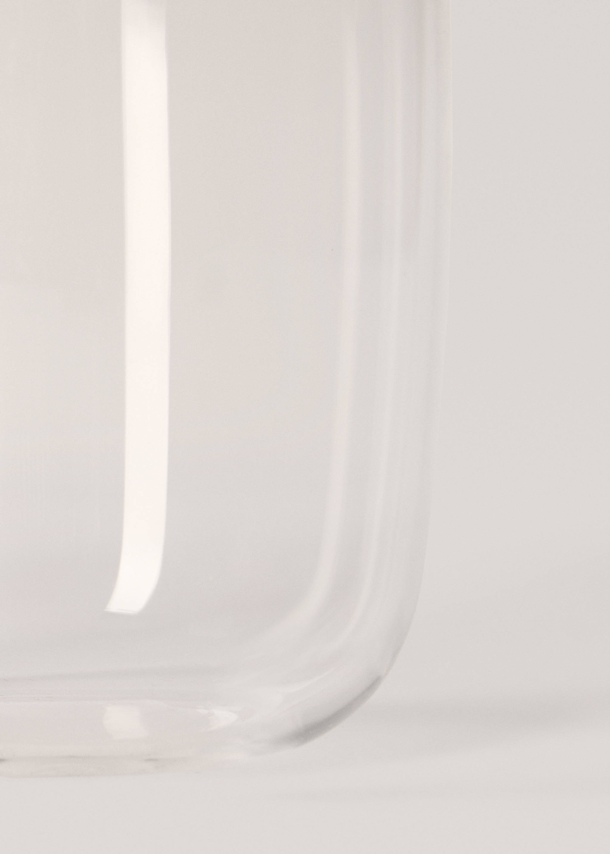 Medium borosilicate glass tumbler with plain design - Details of the article 2