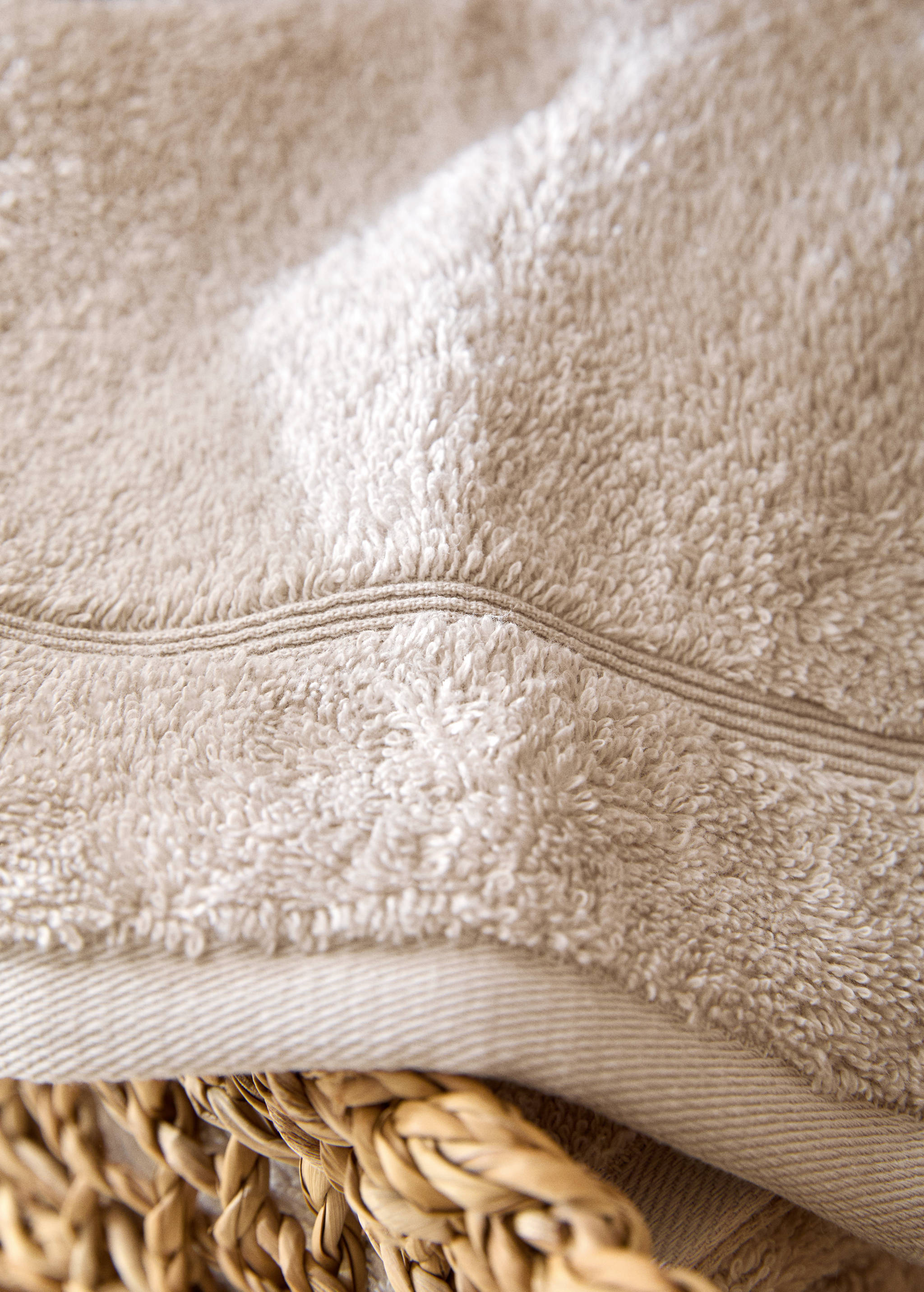 Serviette invité coton 30x50 cm - Plan général