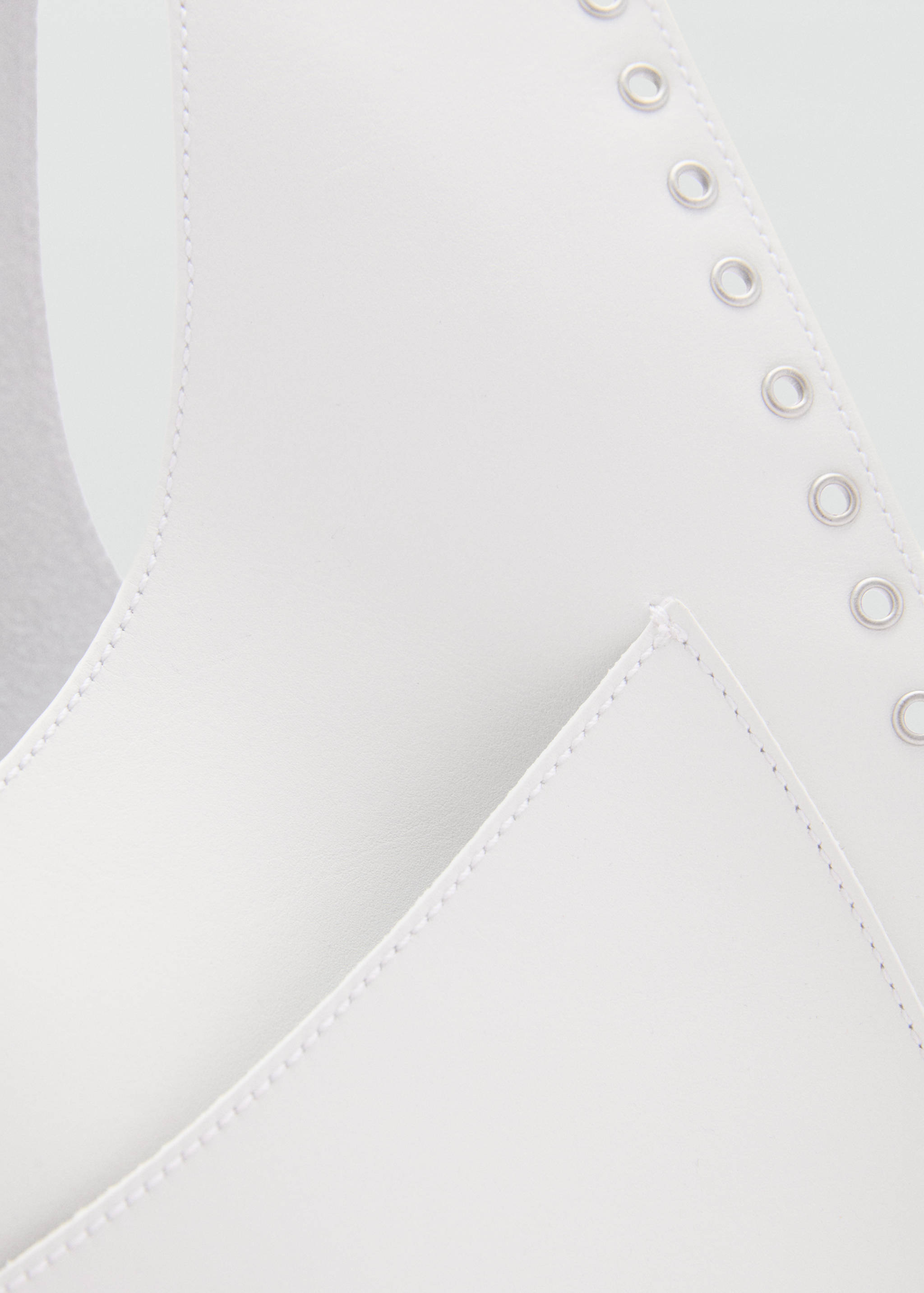 Leather laser-cut bag - Details of the article 1