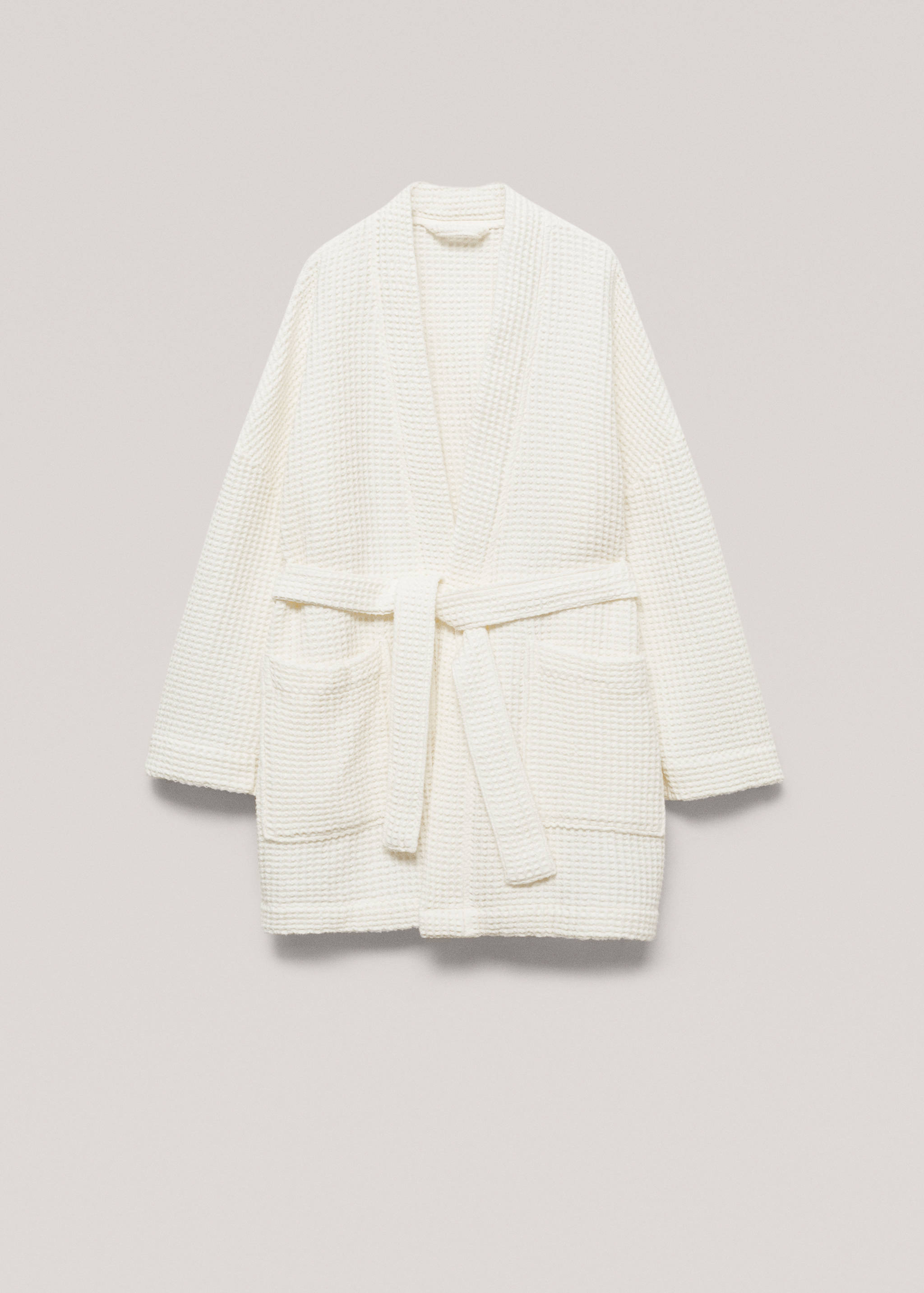 100% cotton waffle bathrobe - Article without model