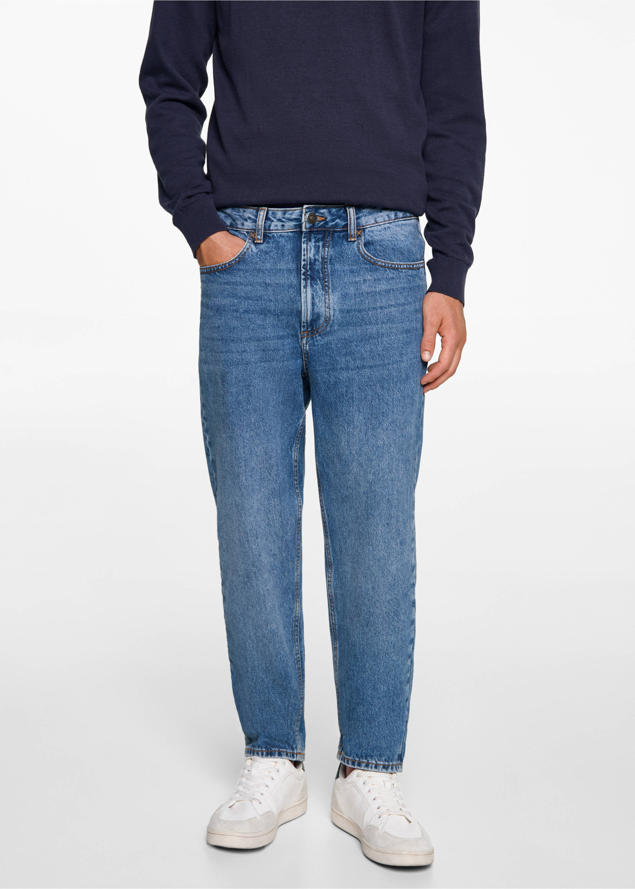 Джинсы regular fit - Деталь изделия 3, Синий средний. Ref: 77021509-00.