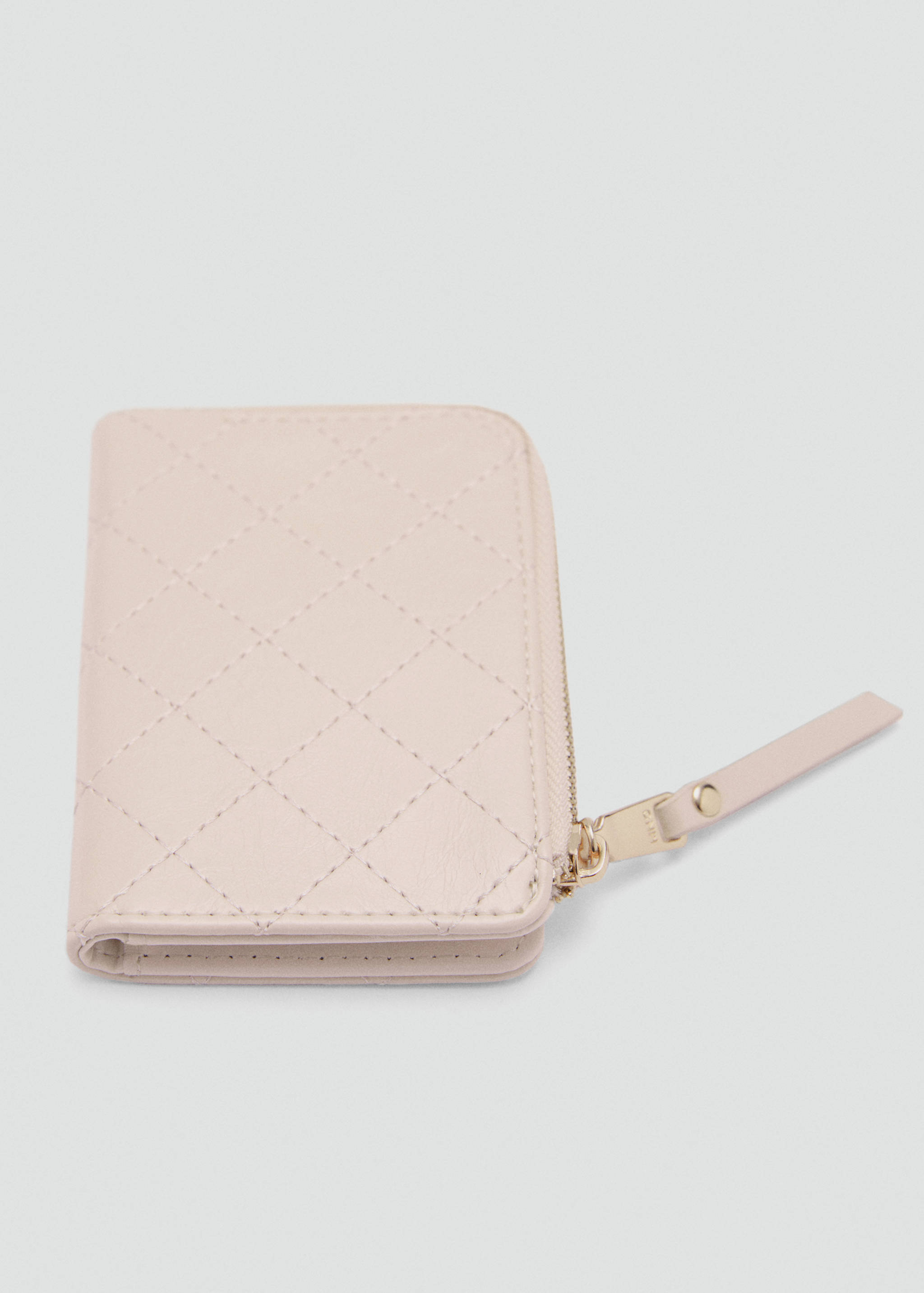 Wallet with decorative stitching - Medium plane