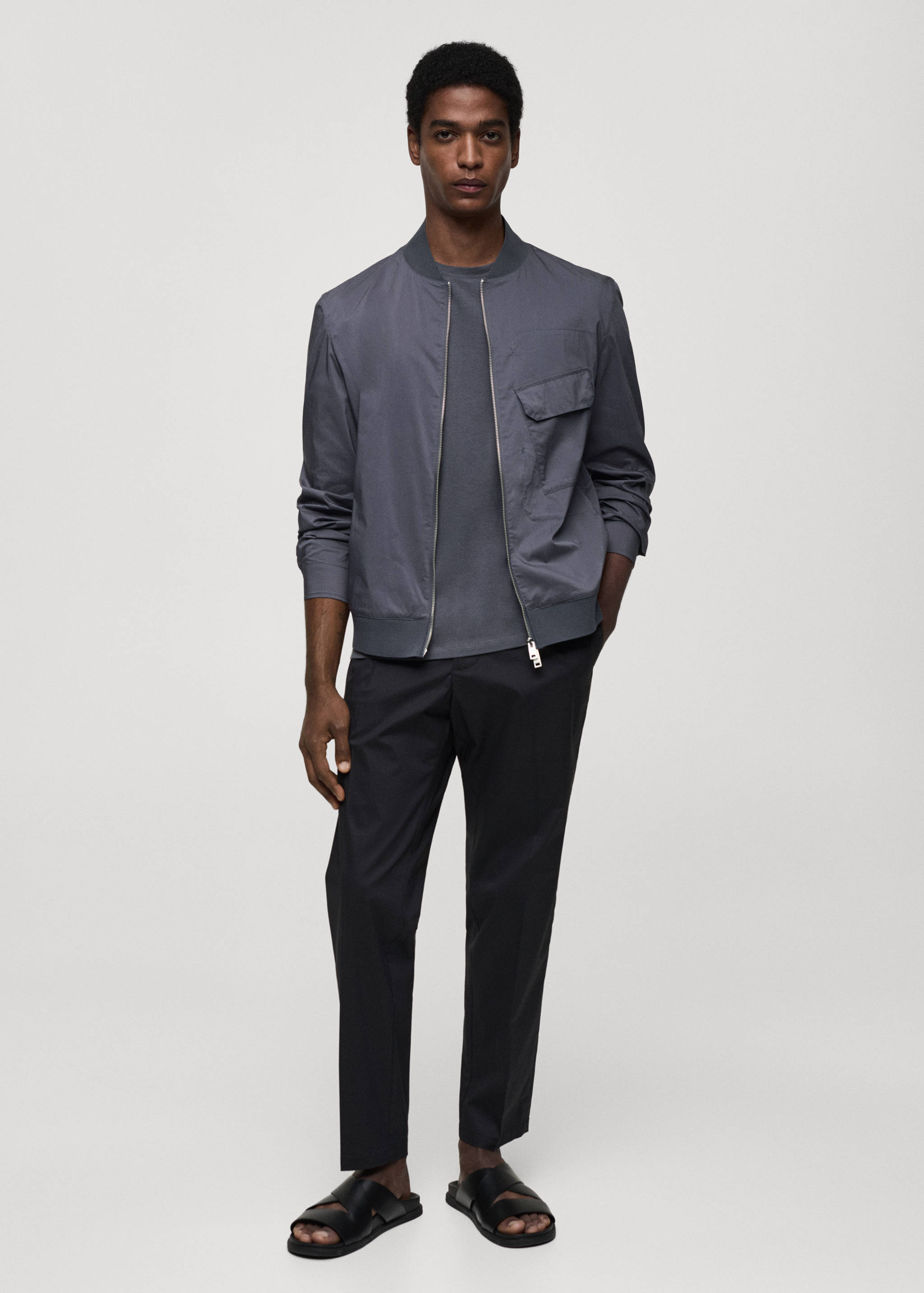 Bomber jacket with pocket - General plane