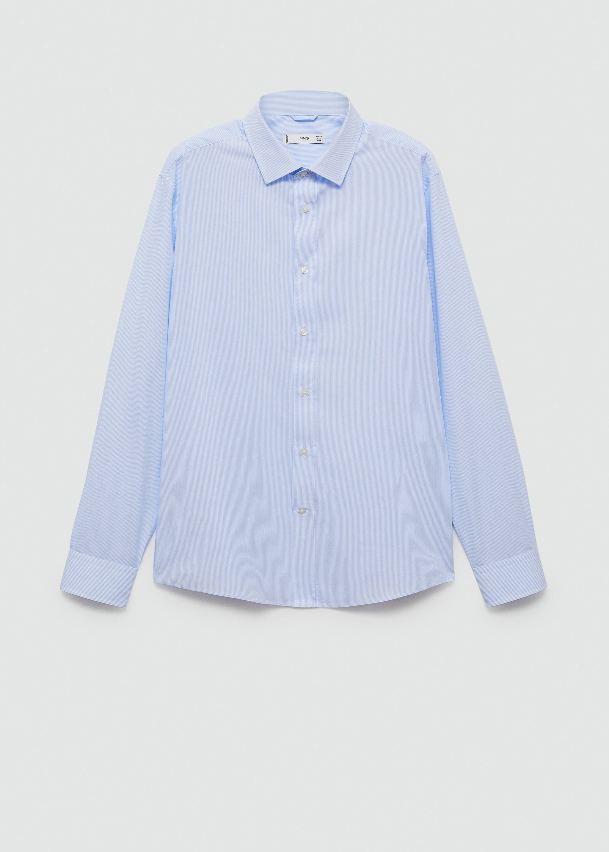 Chemise regular-fit 100 % coton rayures - Article sans modèle