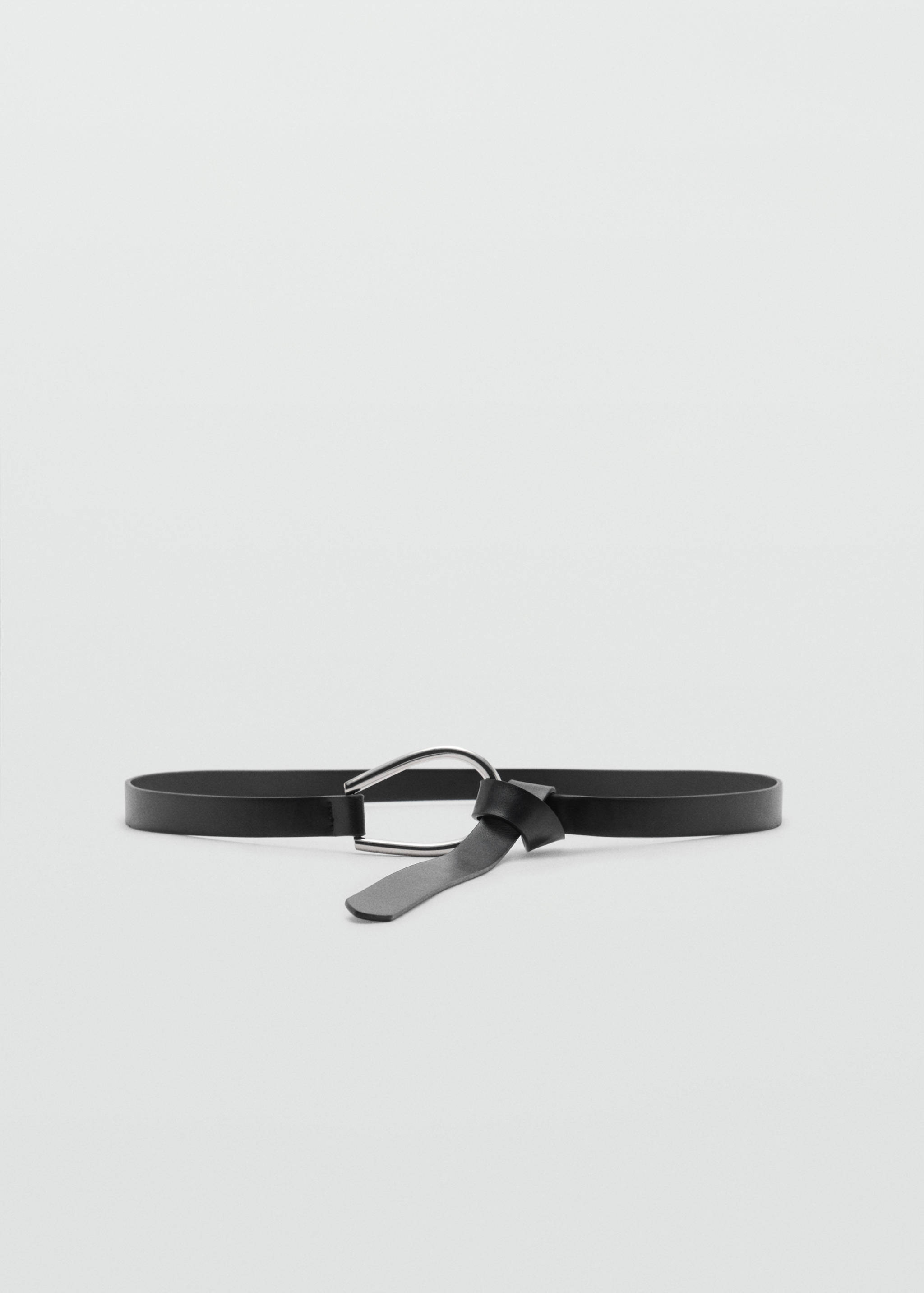 Cinturón hebilla ovalada - Artículo sin modelo