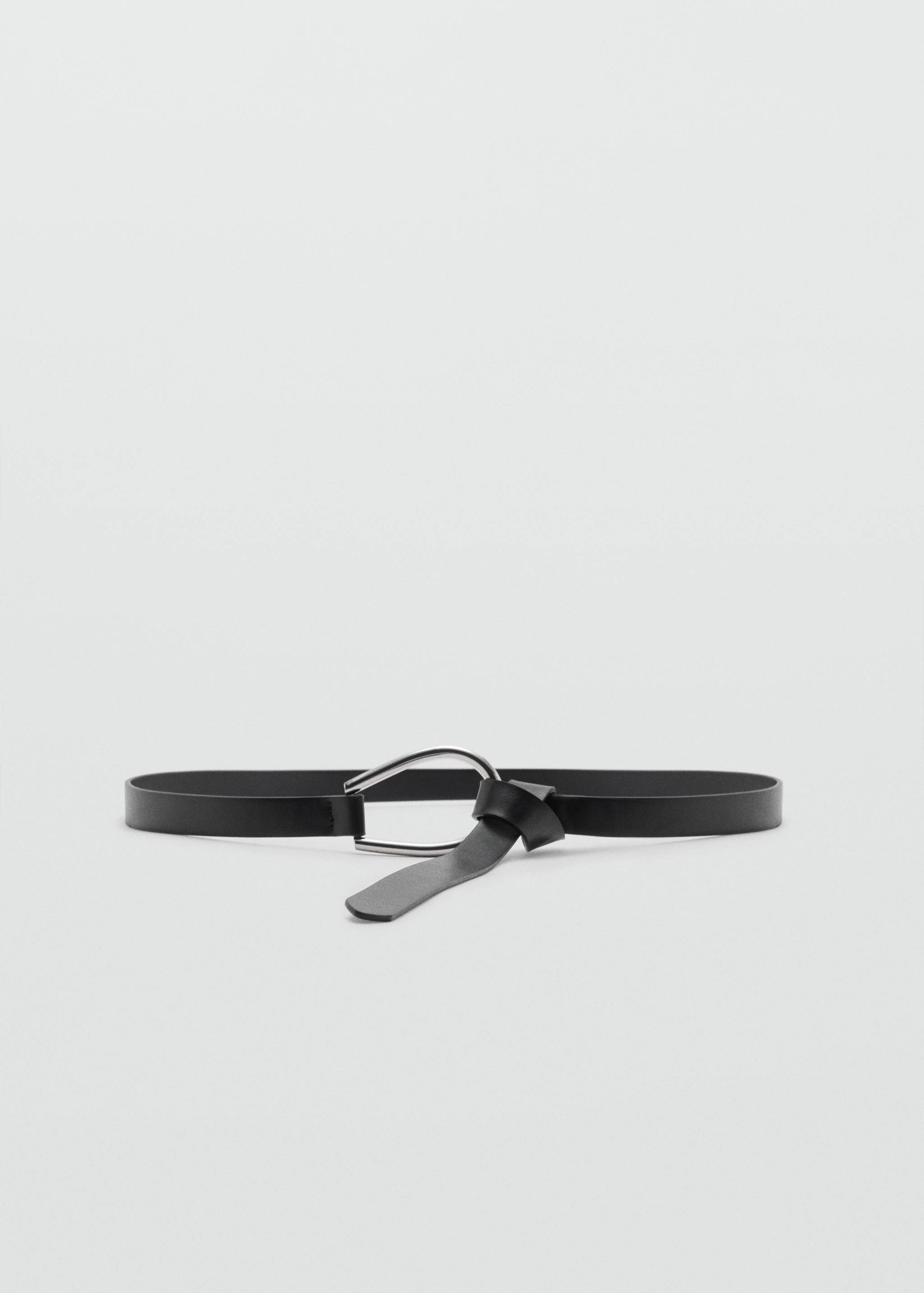 Oval buckle belt - Article without model