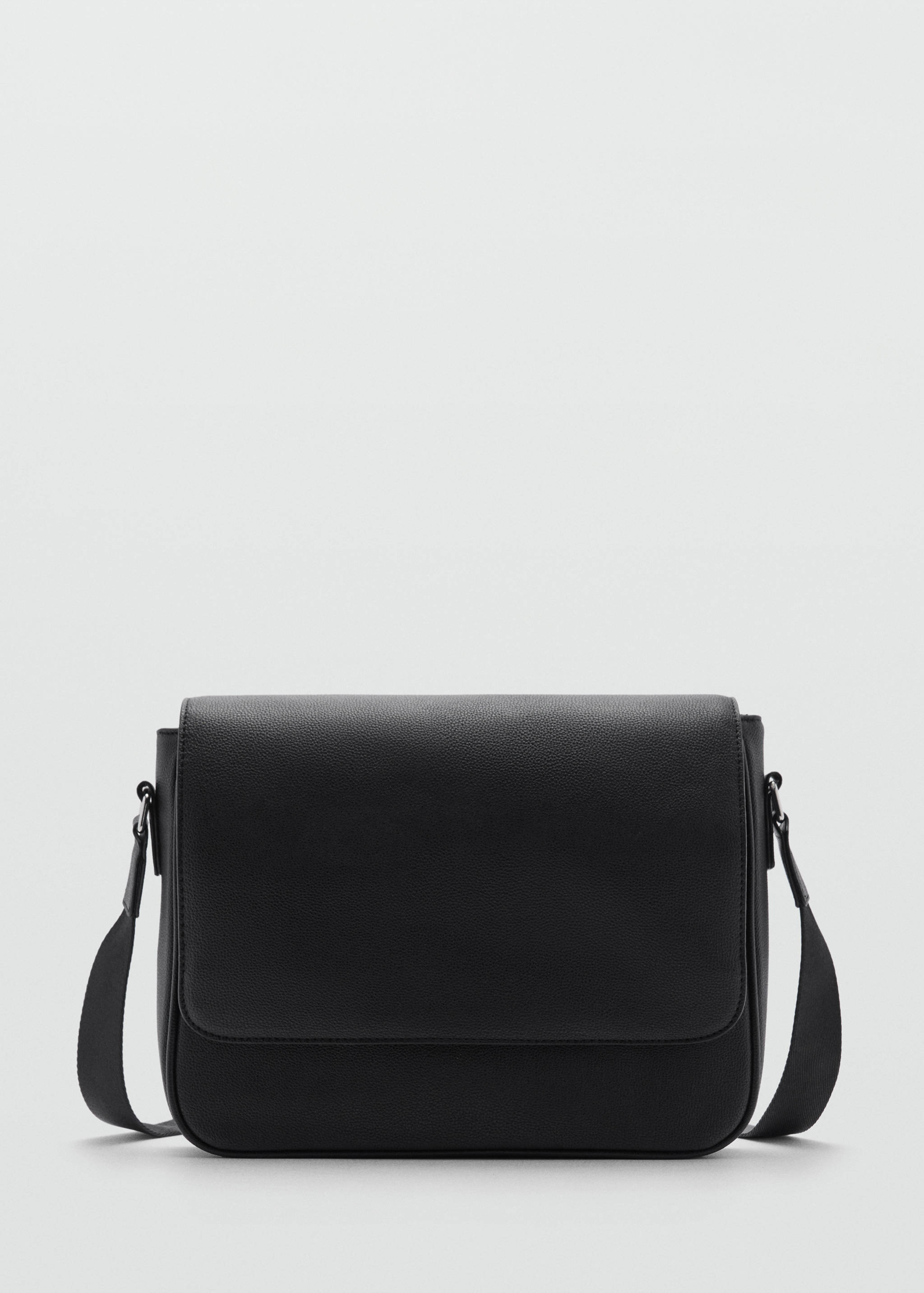 Faux-leather shoulder bag - Article without model