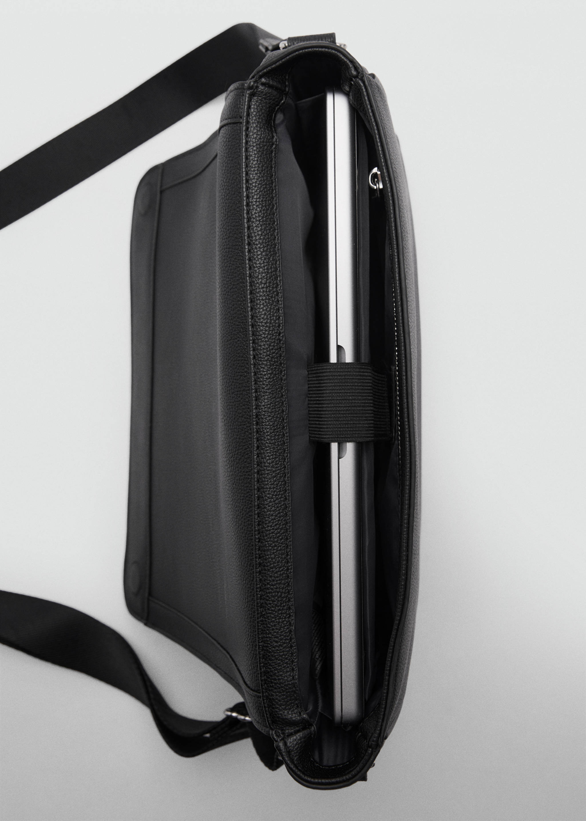 Faux-leather shoulder bag - Details of the article 1
