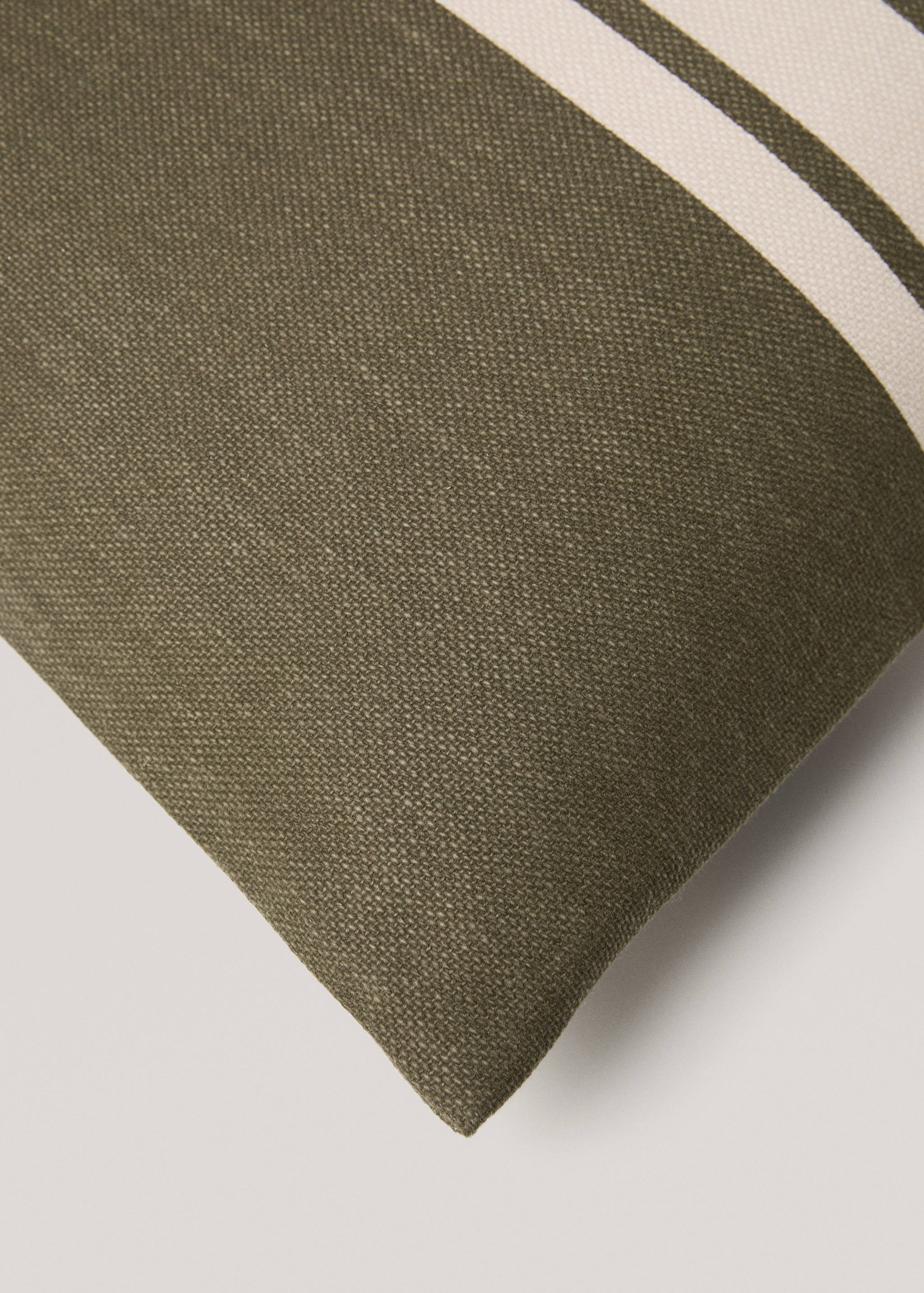 Funda cojín algodón doble raya 45x45cm - Detalle del artículo 3