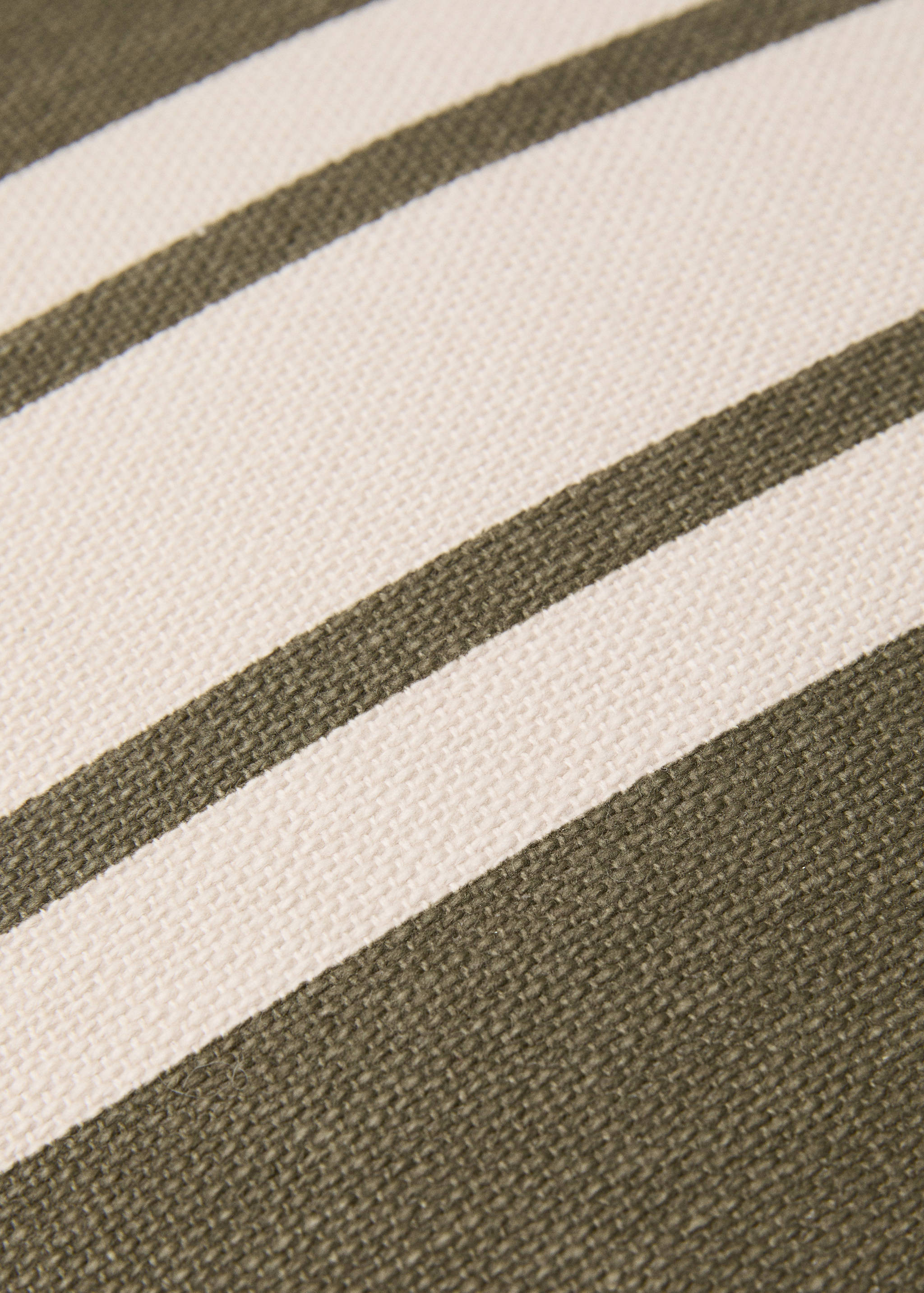 Funda cojín algodón doble raya 45x45cm - Detalle del artículo 4