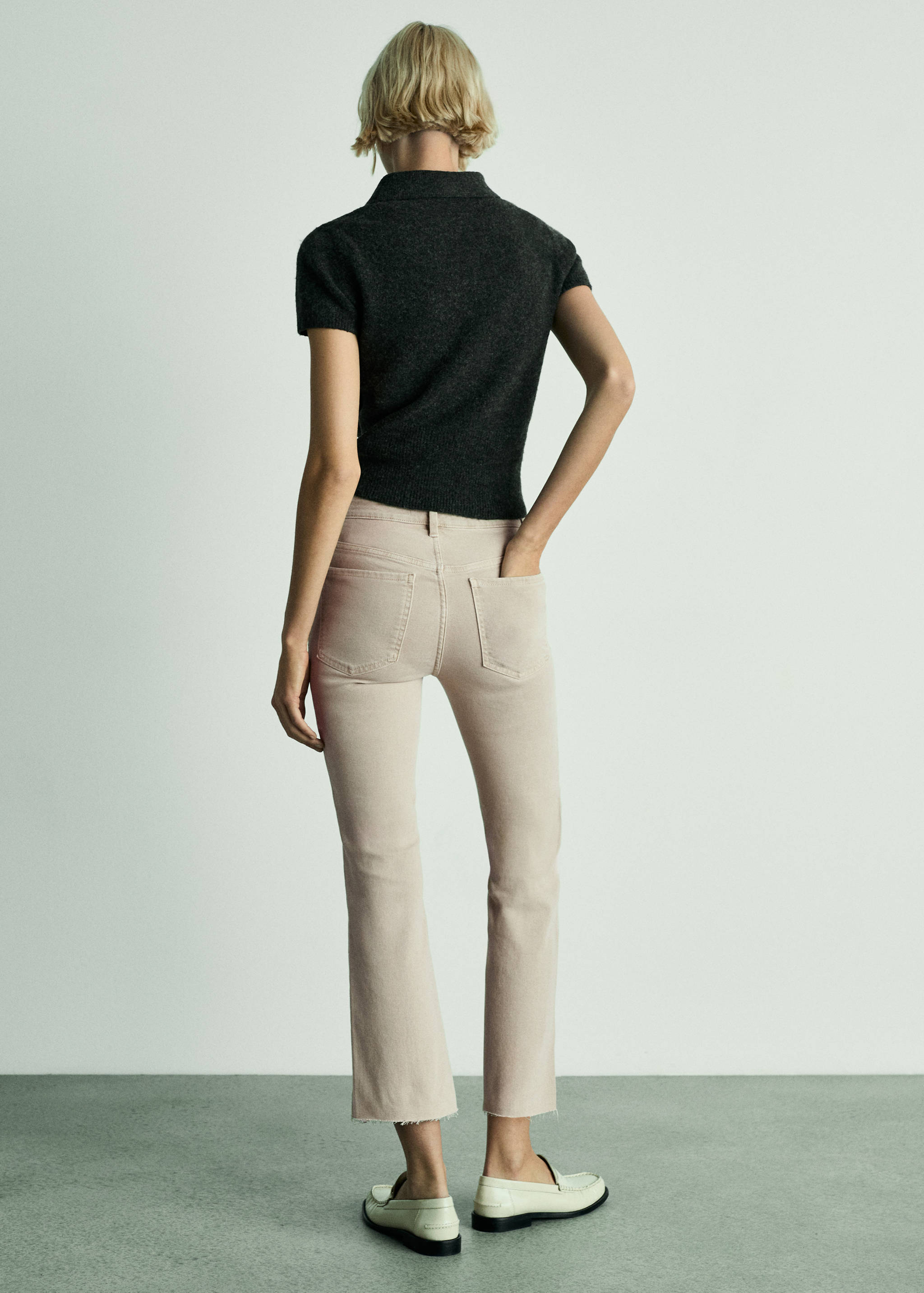 Sienna flared cropped jeans - Reverse of the article