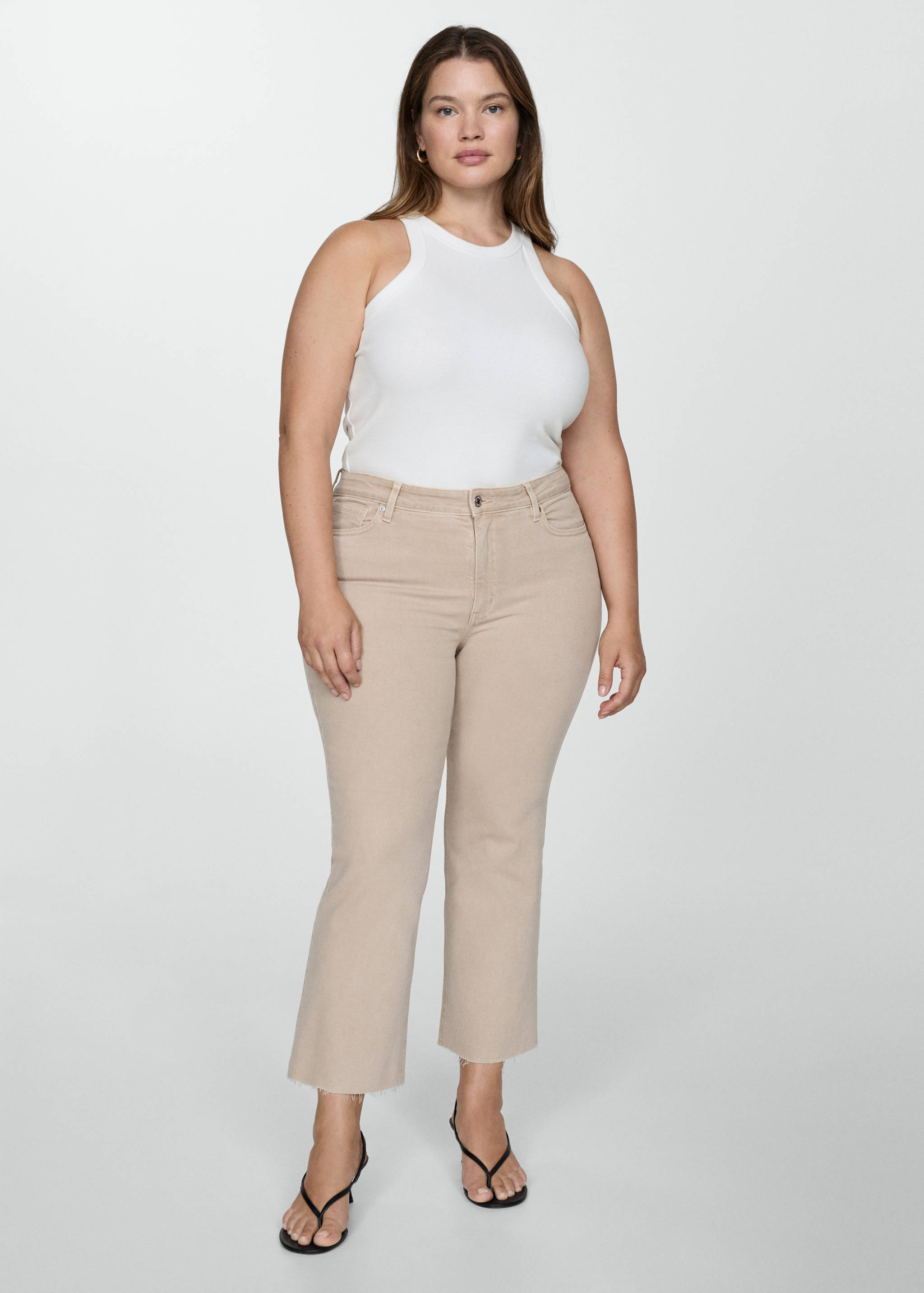 Sienna flared cropped jeans - Details of the article 3