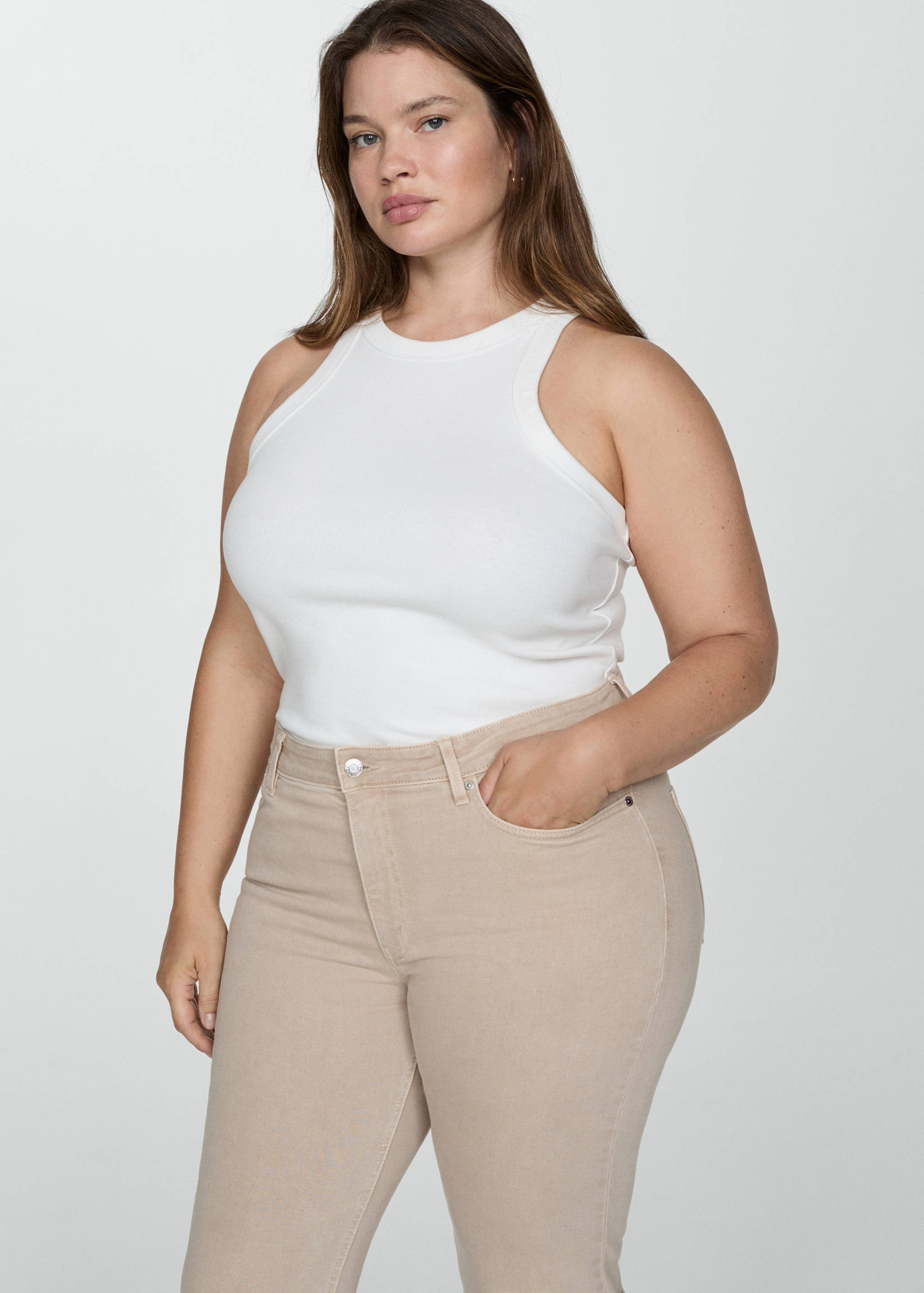 Sienna flared cropped jeans - Details of the article 5