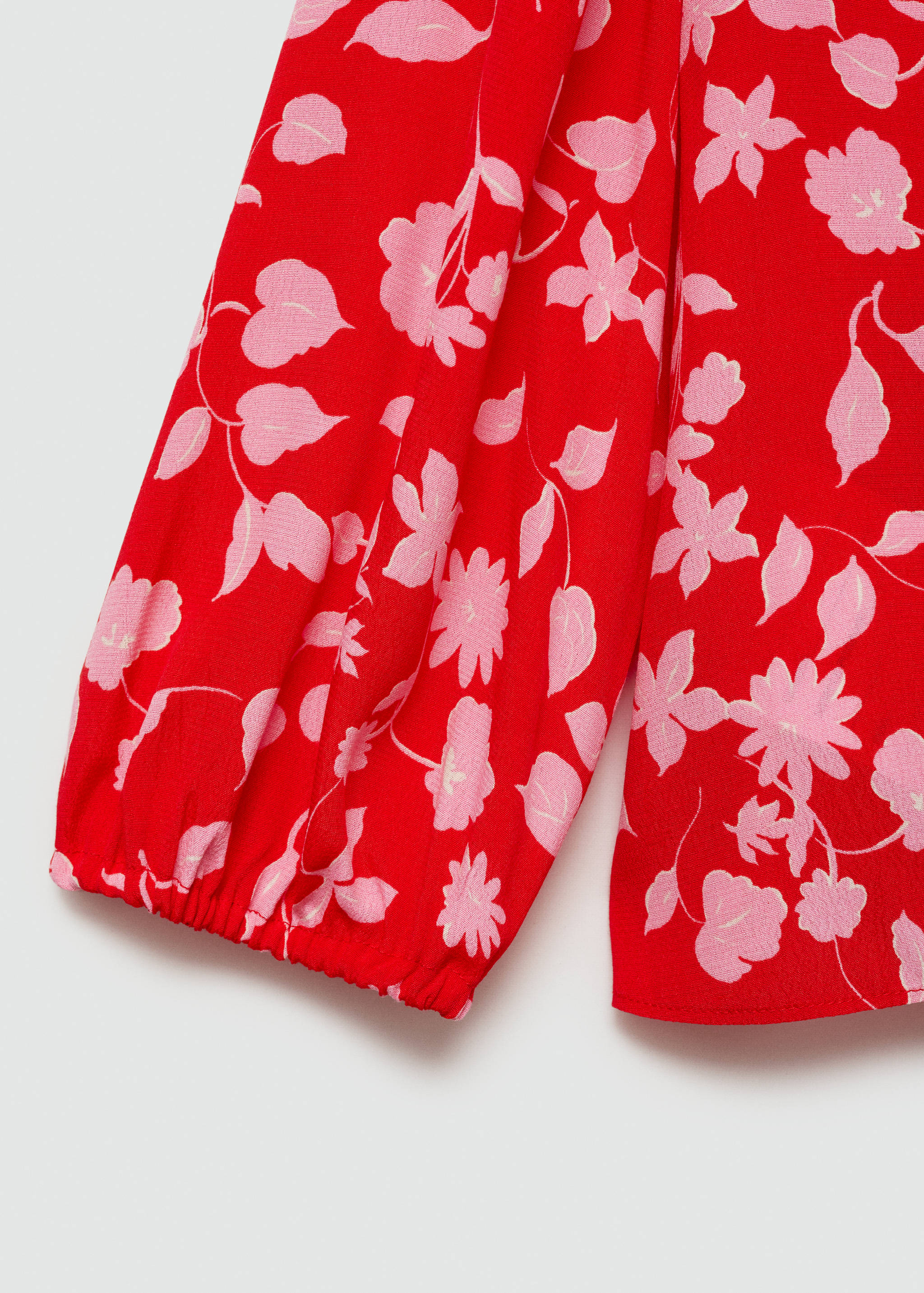 Bow printed blouse - Details of the article 0