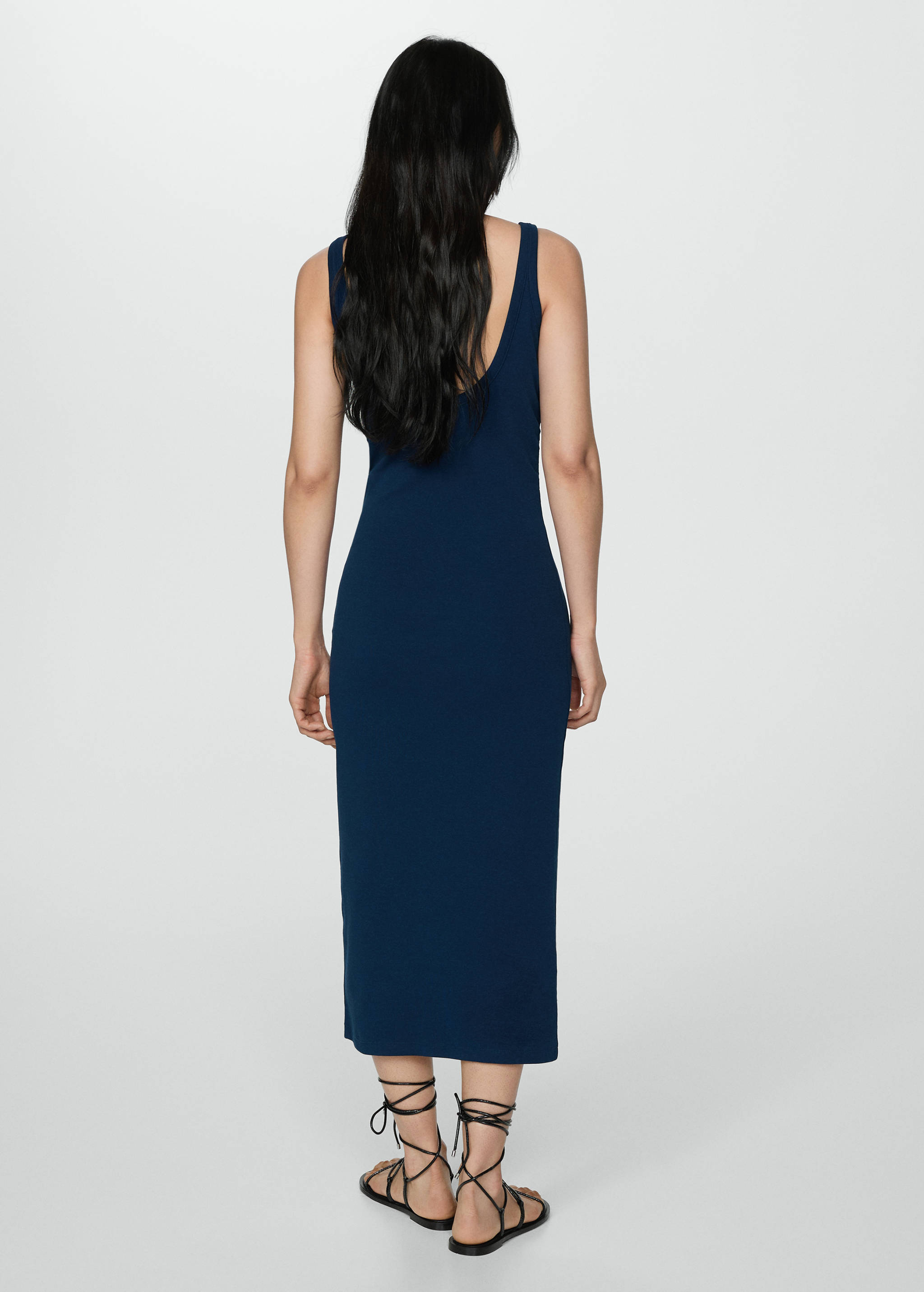 Midi-dress with straps - Reverse of the article