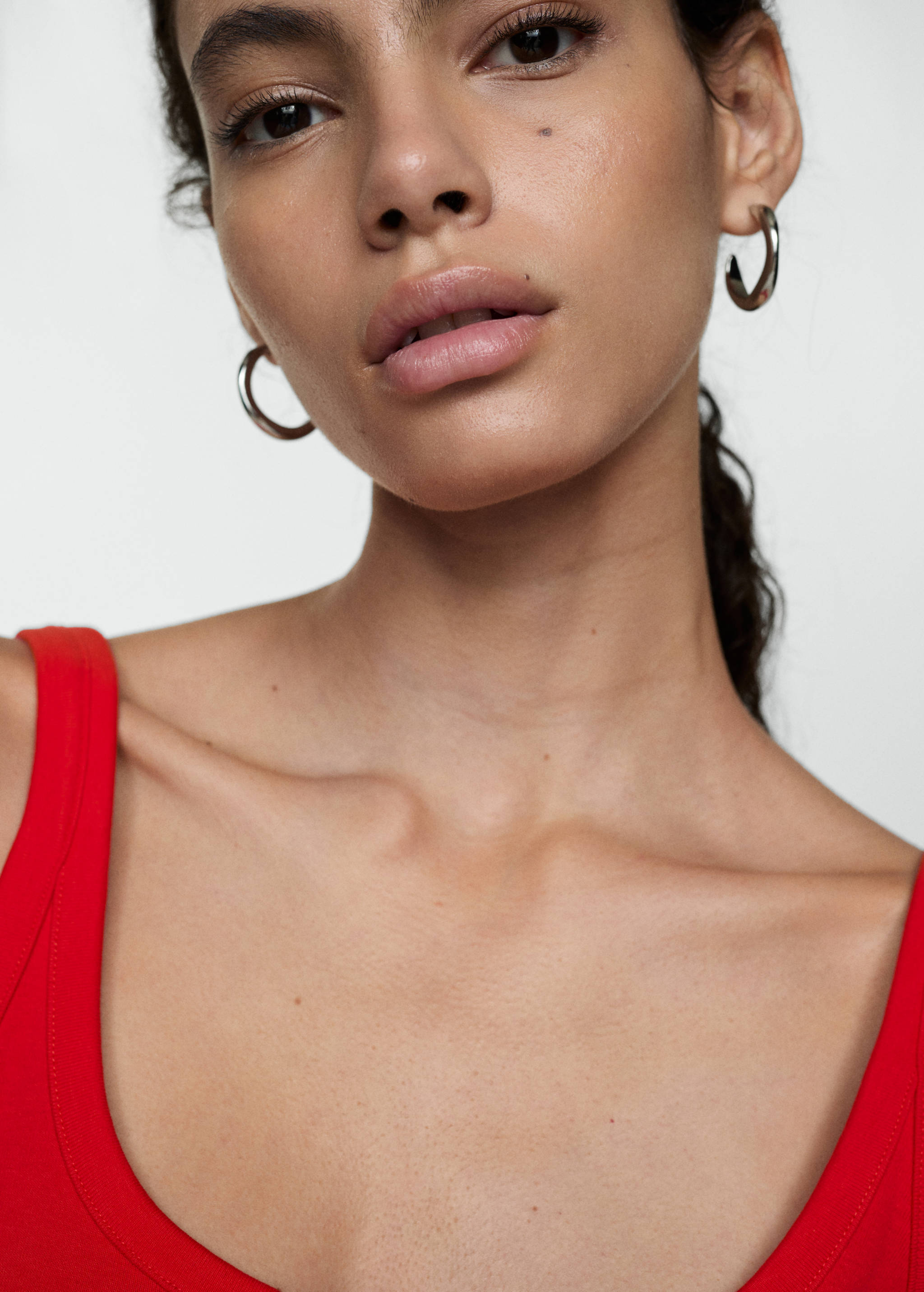 Midi-dress with straps - Details of the article 1