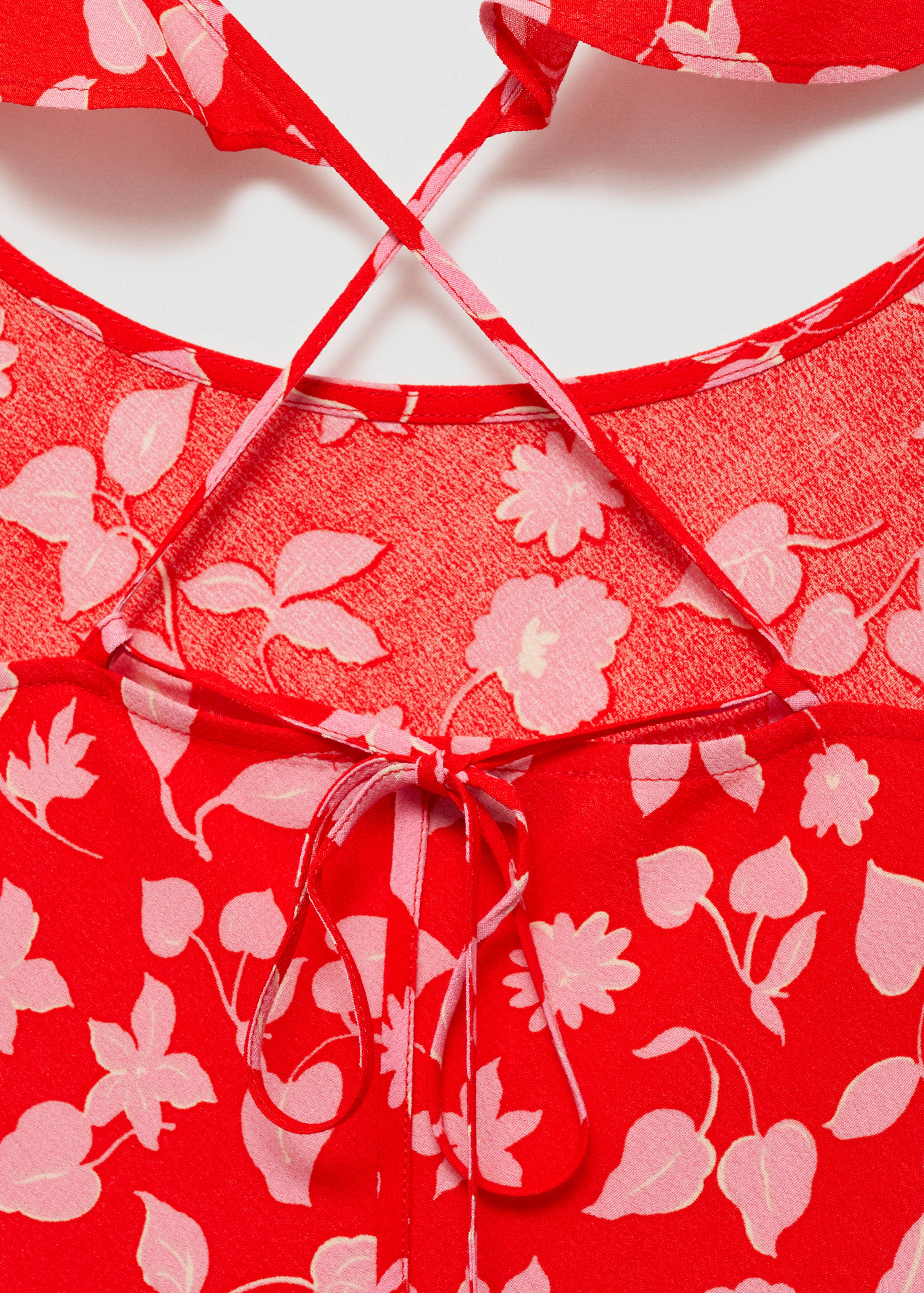 Long printed dress - Details of the article 8