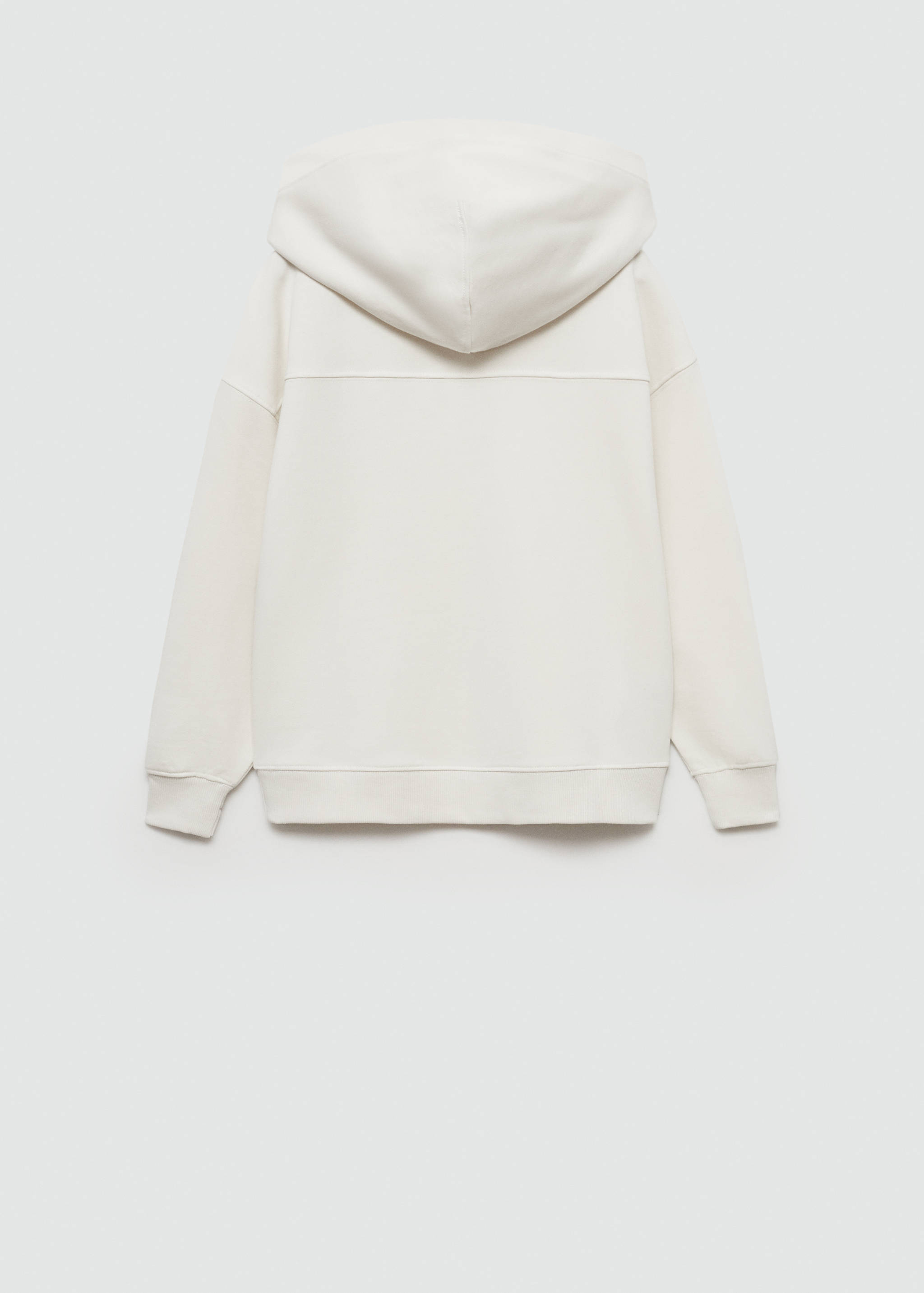 Printed cotton sweatshirt - Reverse of the article