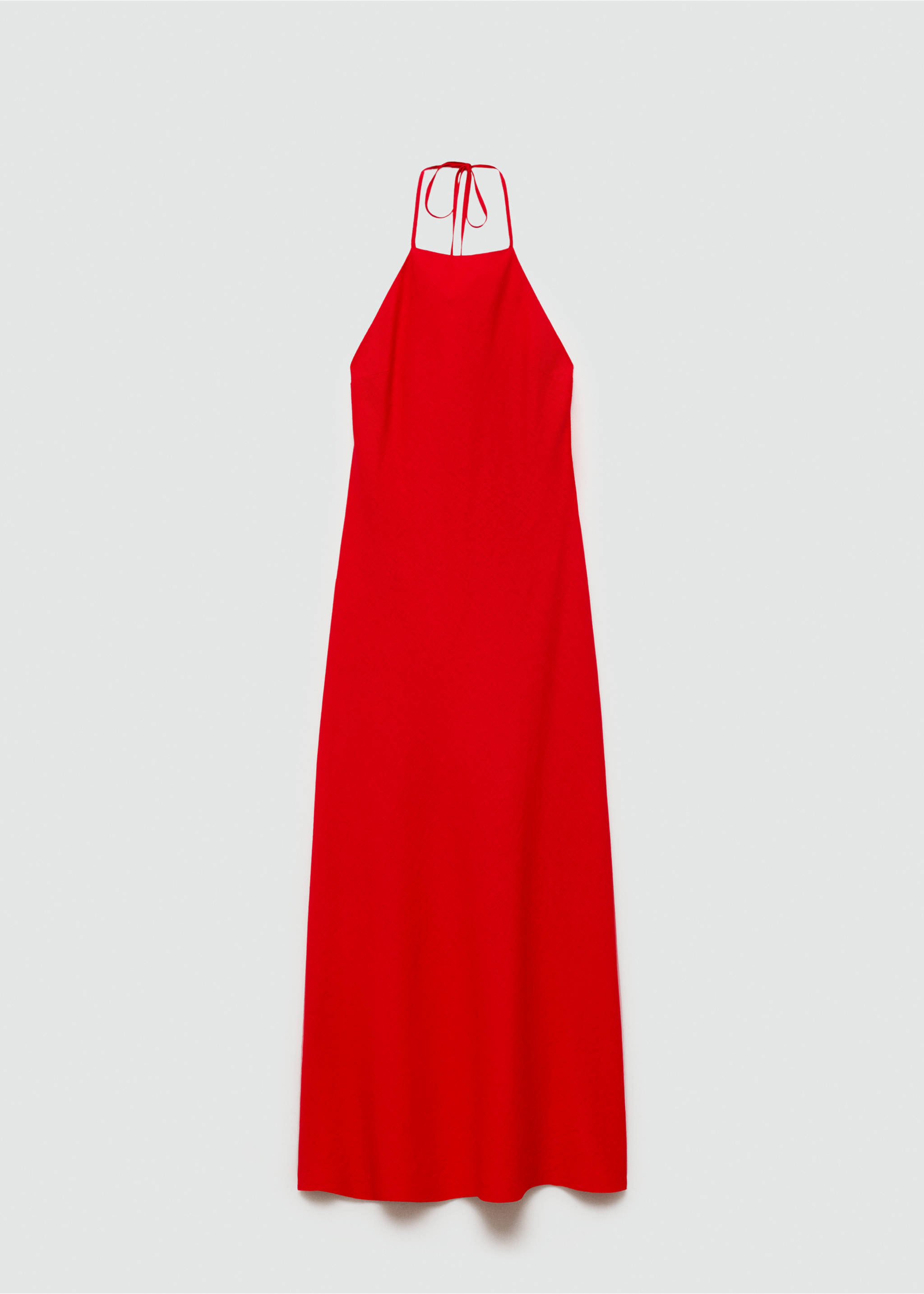 Robe lin emmanchures américaines - Article sans modèle, Rouge. Ref: 77022927-00.