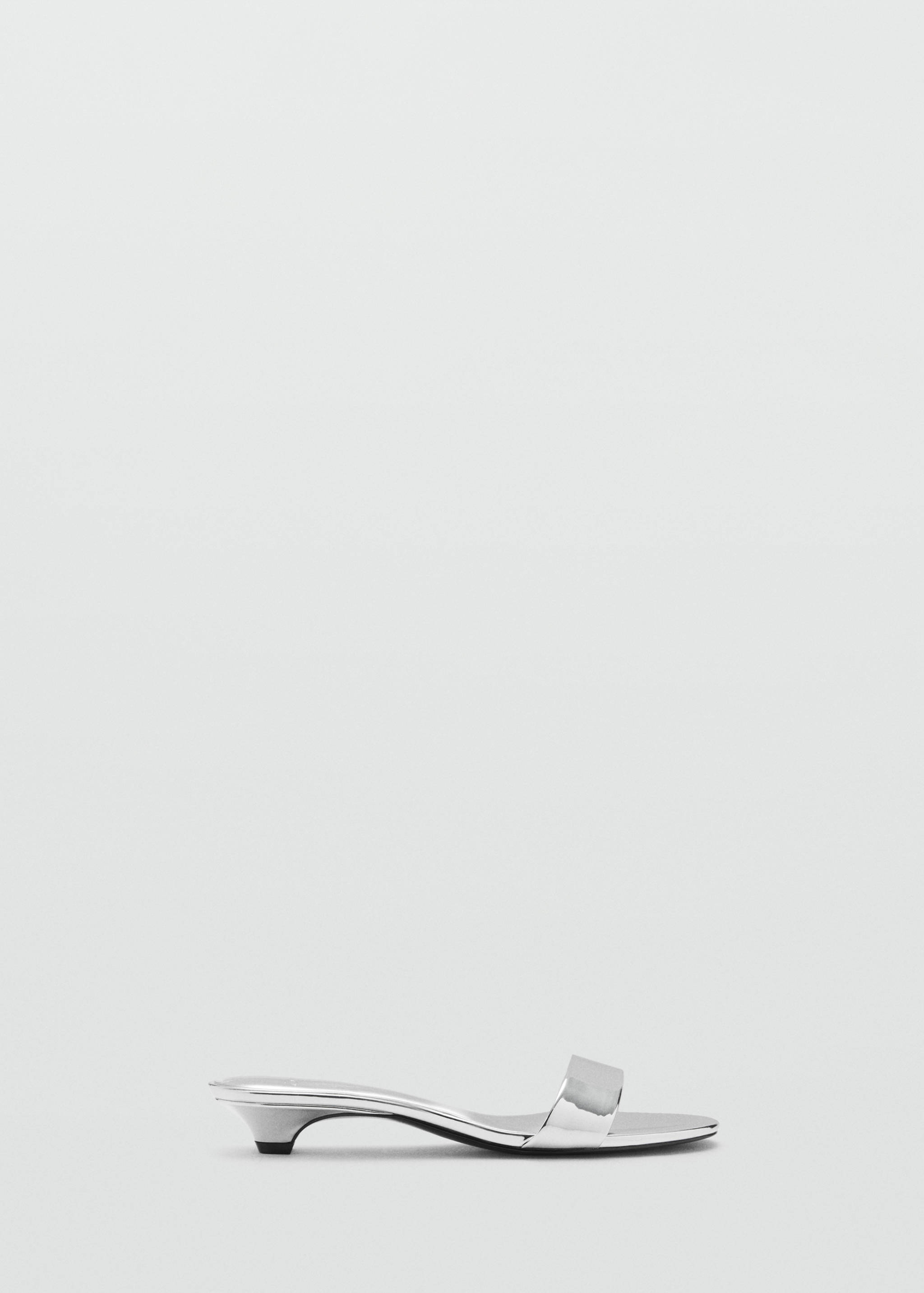 Metallic straps sandals - Article without model