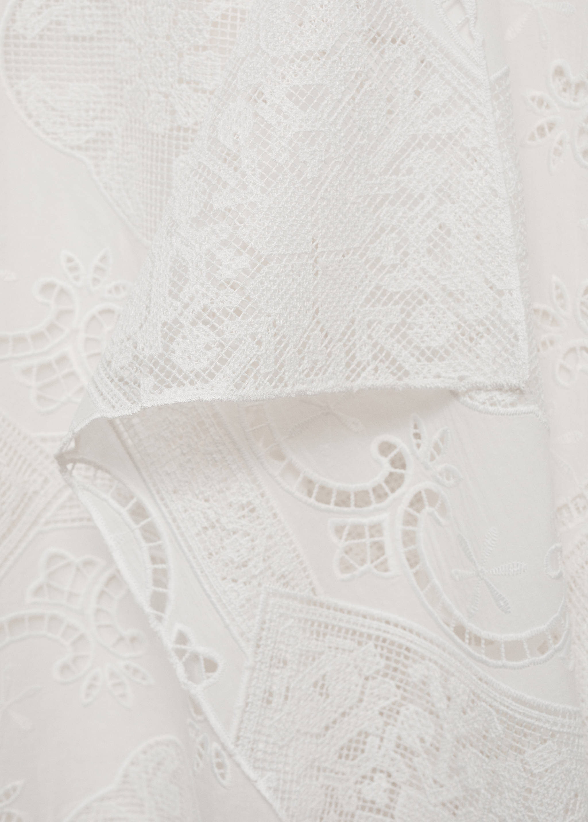 Asymmetrical embroidered dress - Details of the article 8