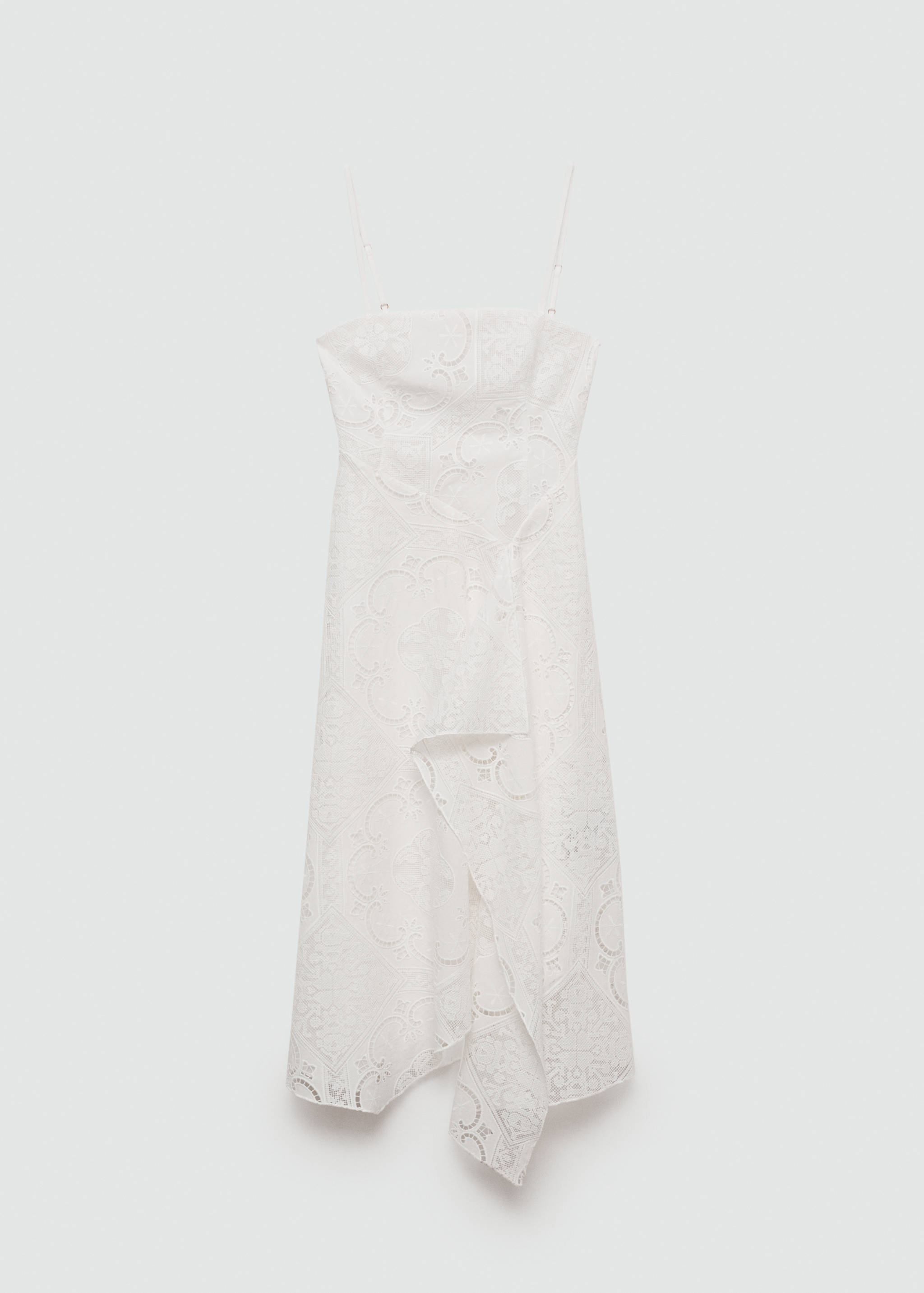 Asymmetrical embroidered dress - Article without model