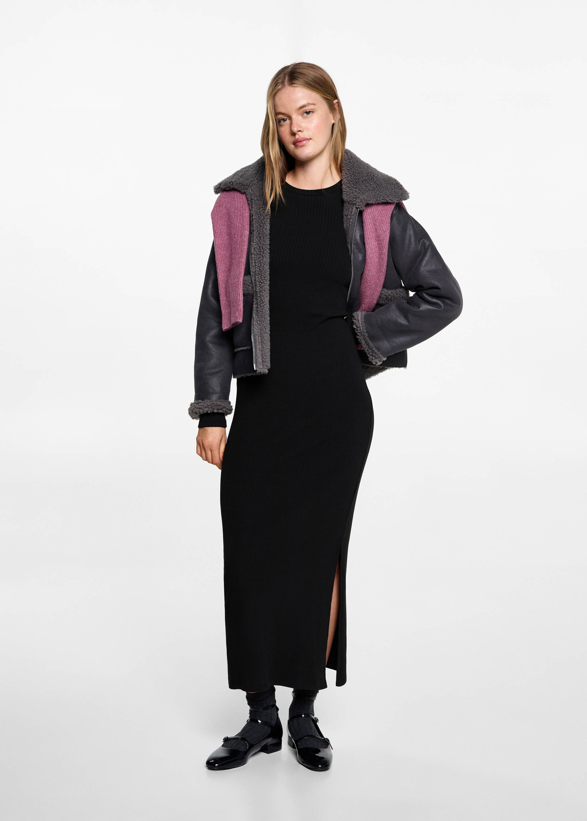 Robe longue fendue - Plan général