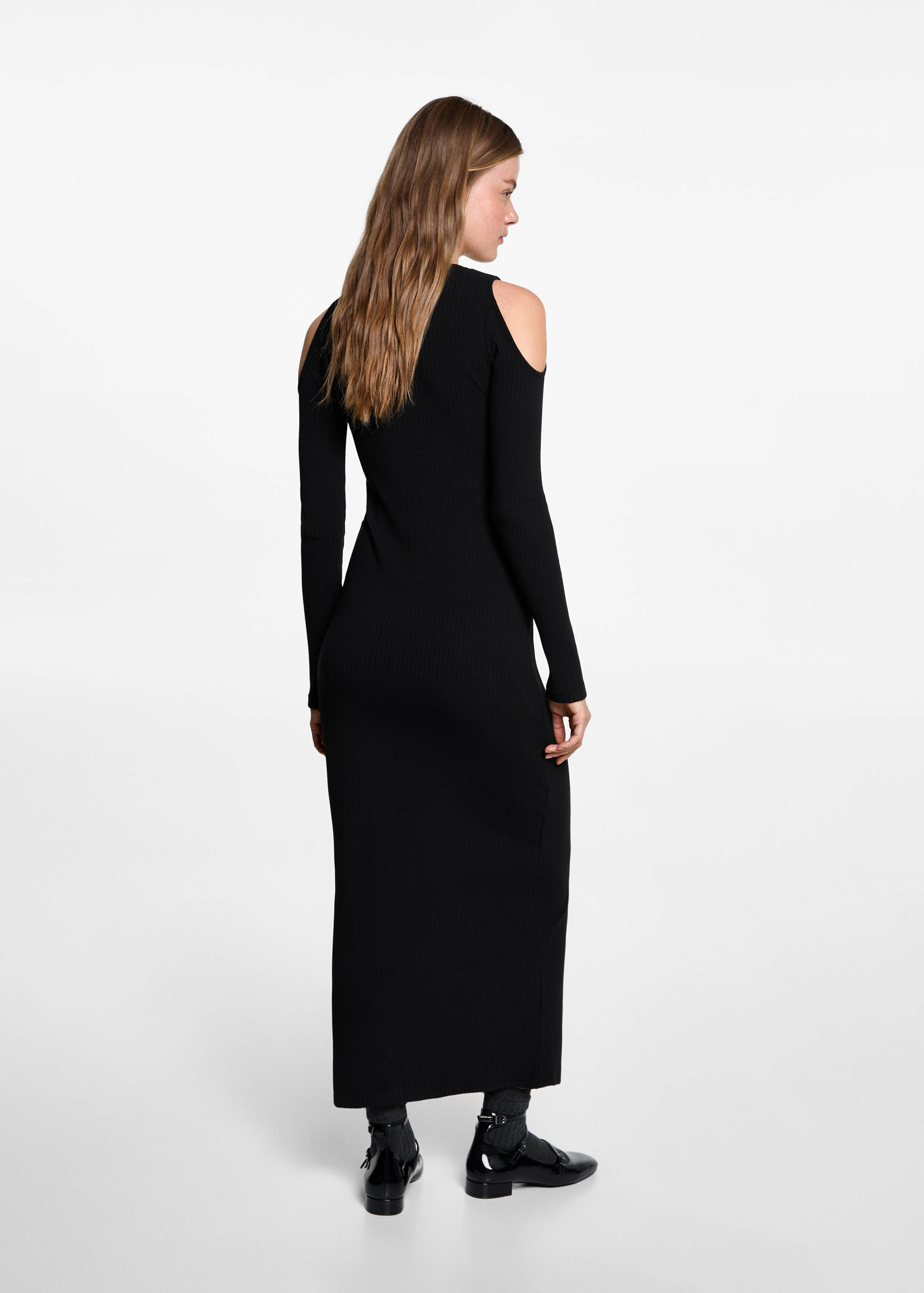 Robe longue fendue - Verso de l’article