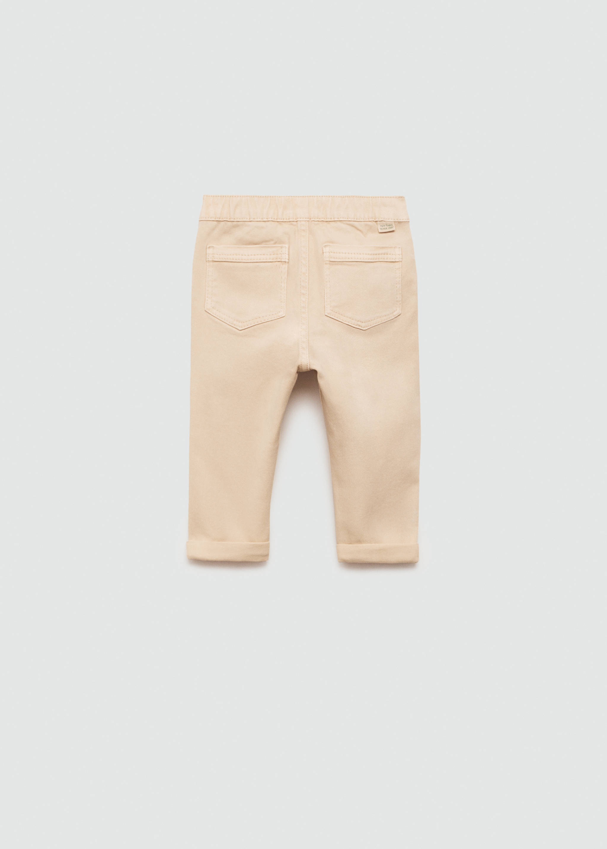 Pantalon droit coton - Verso de l’article