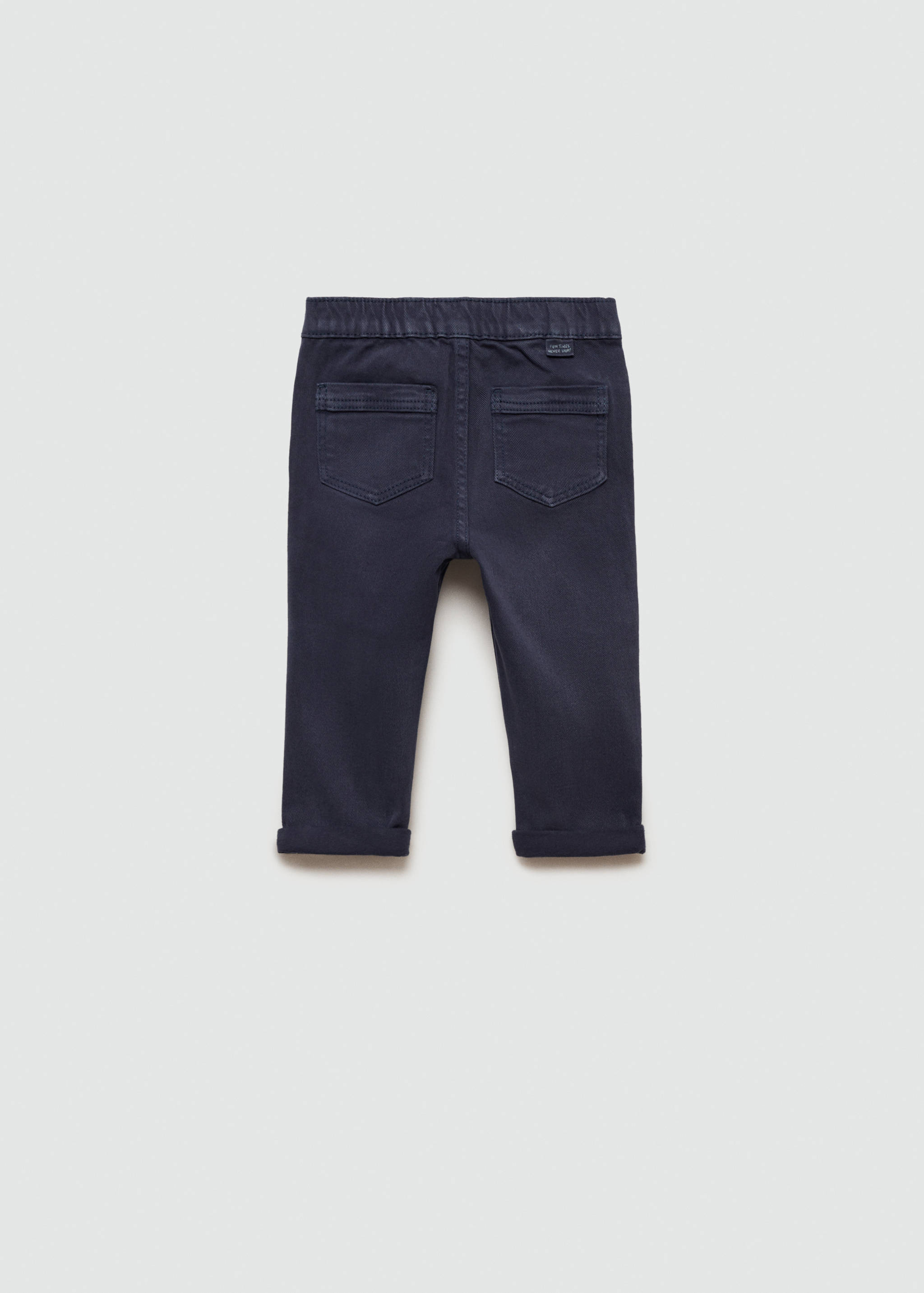 Pantalon droit coton - Verso de l’article