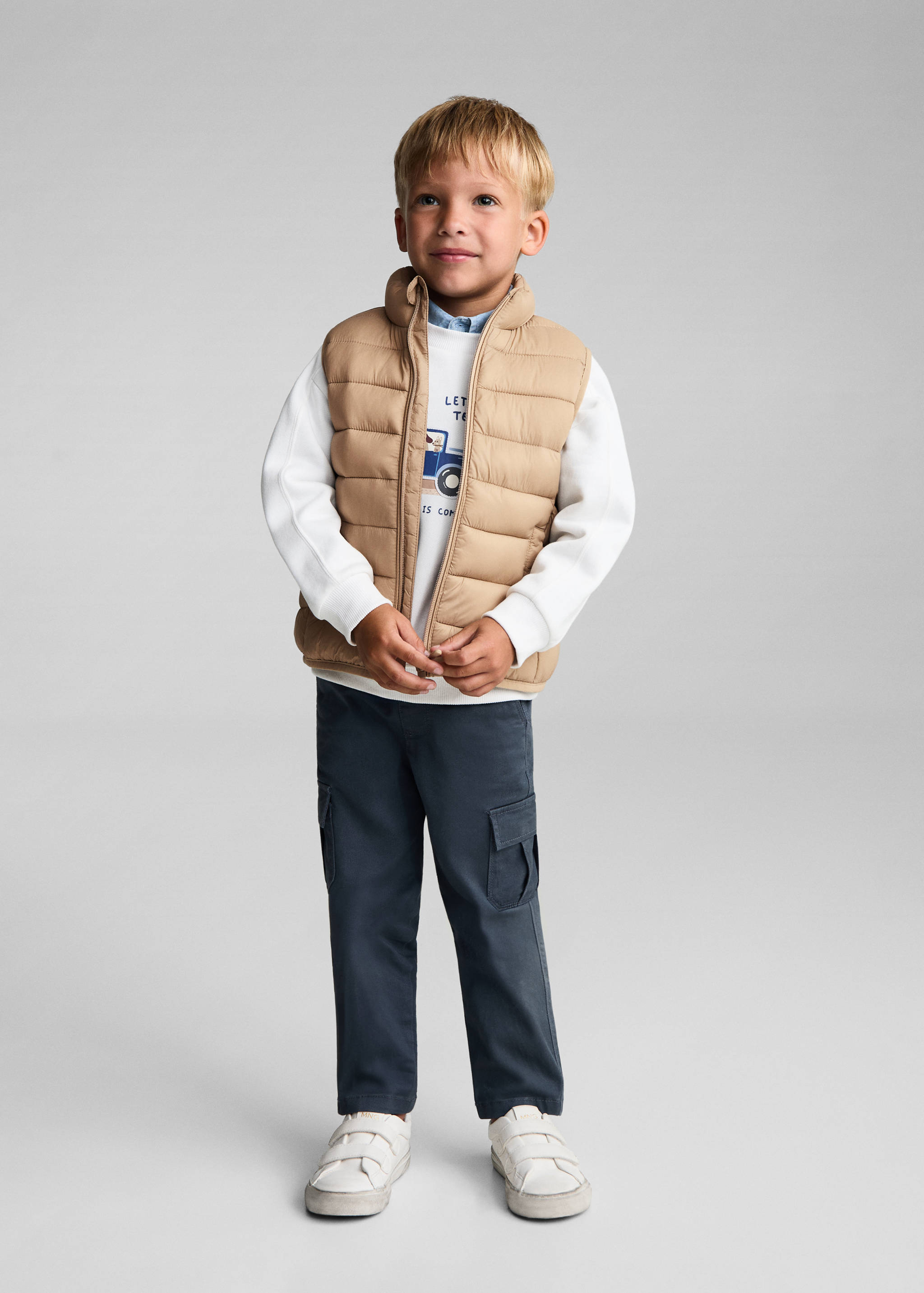 Quilted gilet - General plane