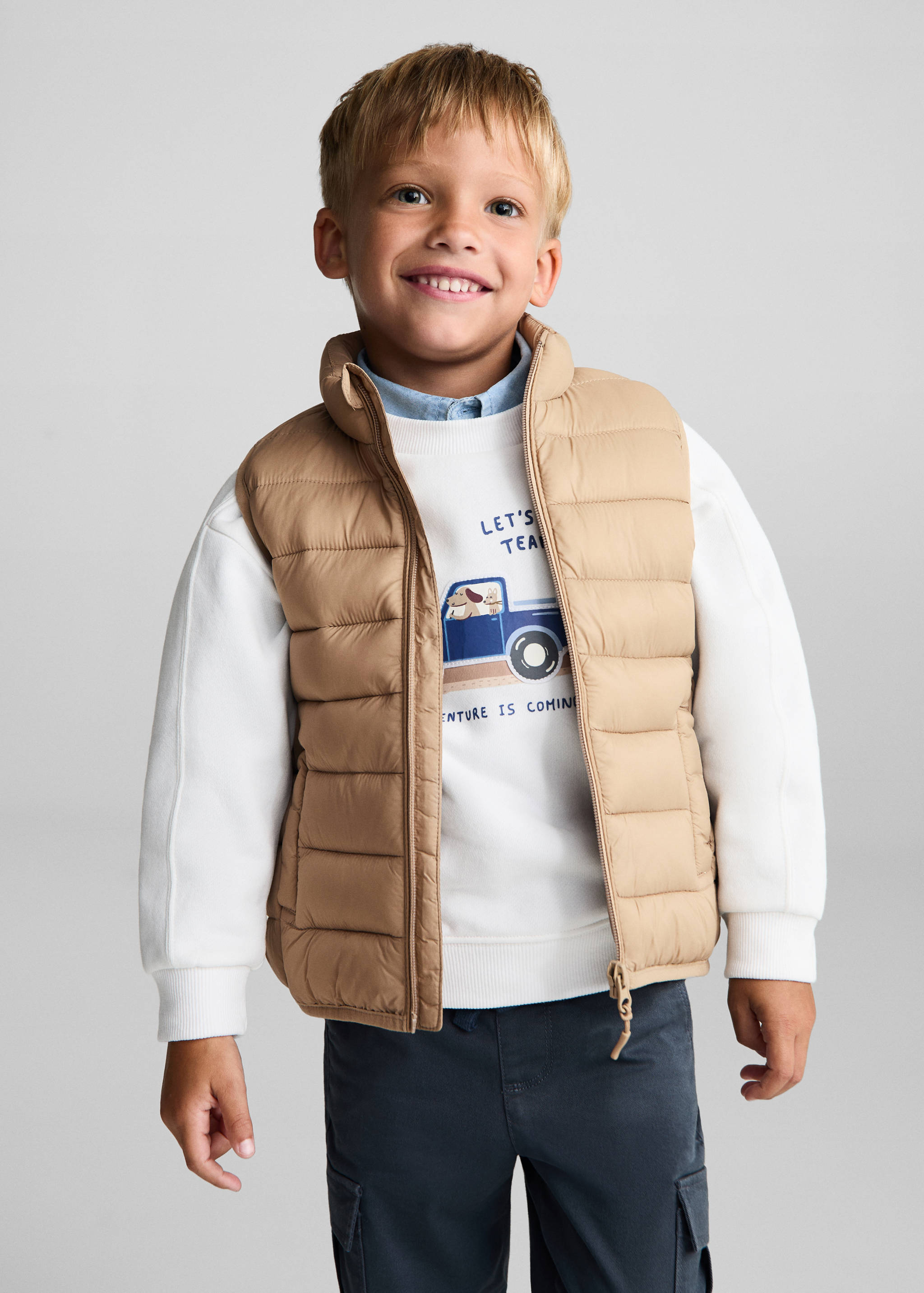 Quilted gilet - Medium plane