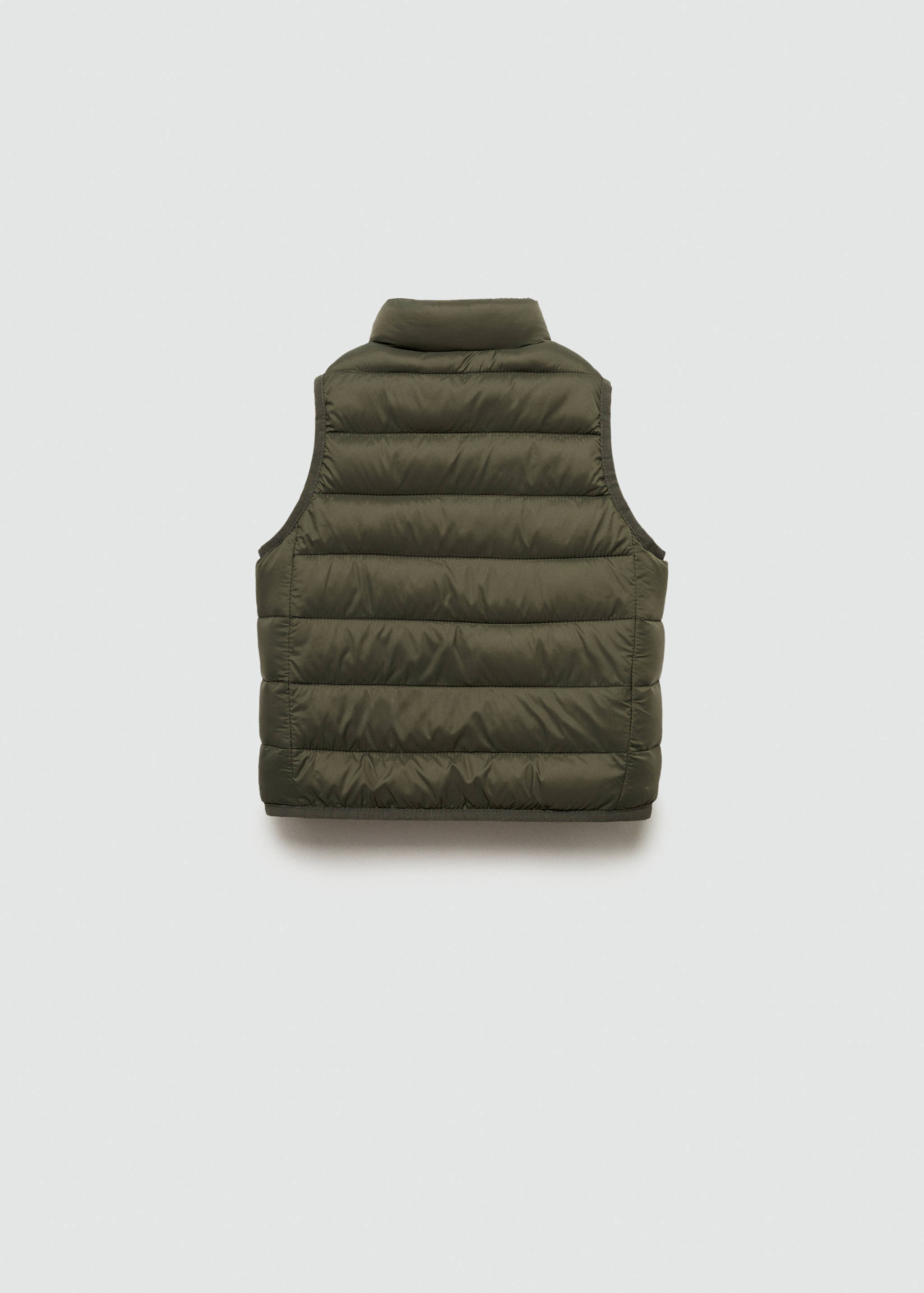 Quilted gilet - Reverse of the article
