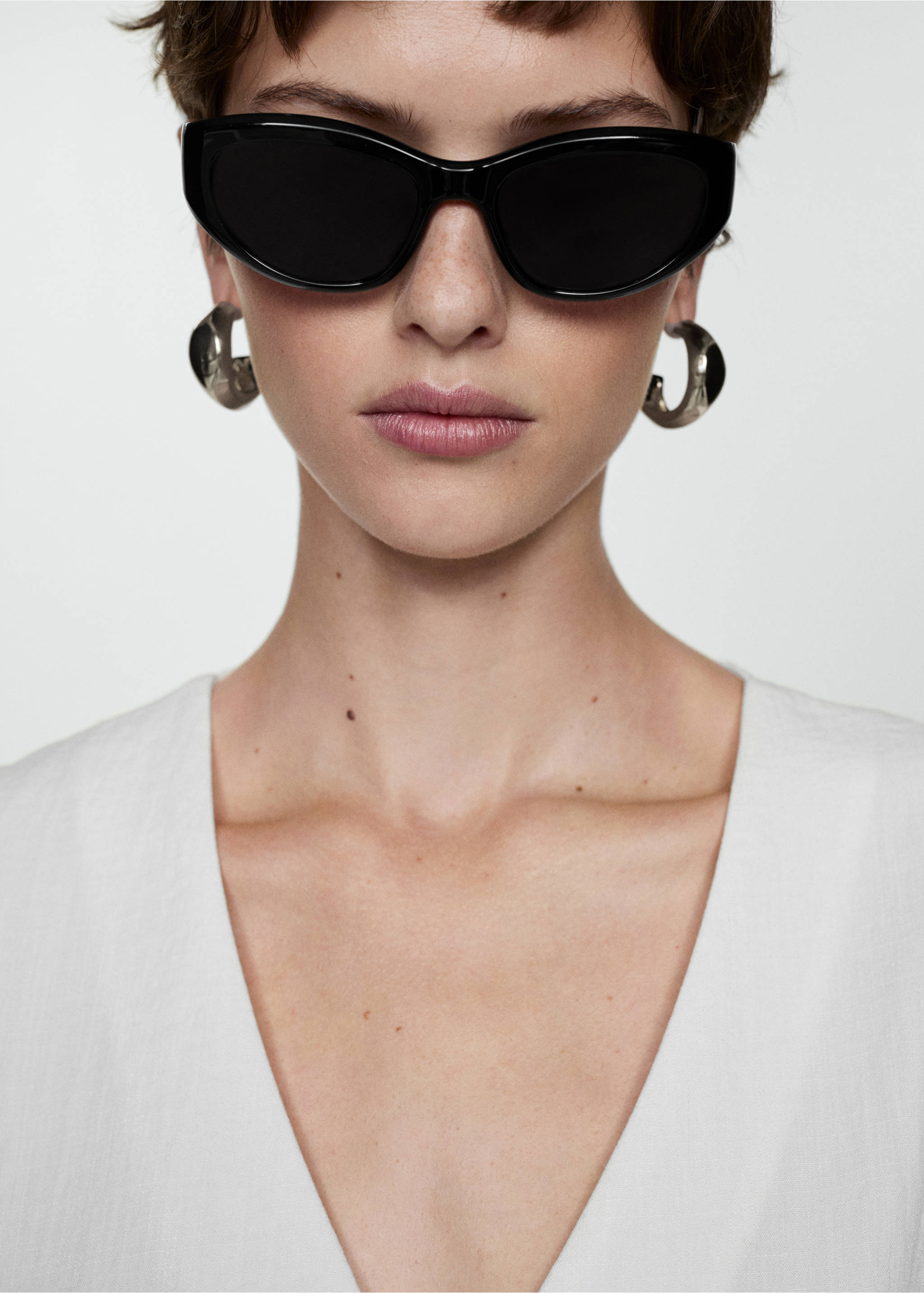 Robe poches ceinture - Détail de l'article 1, Blanc cassé. Ref: 77023272-00.