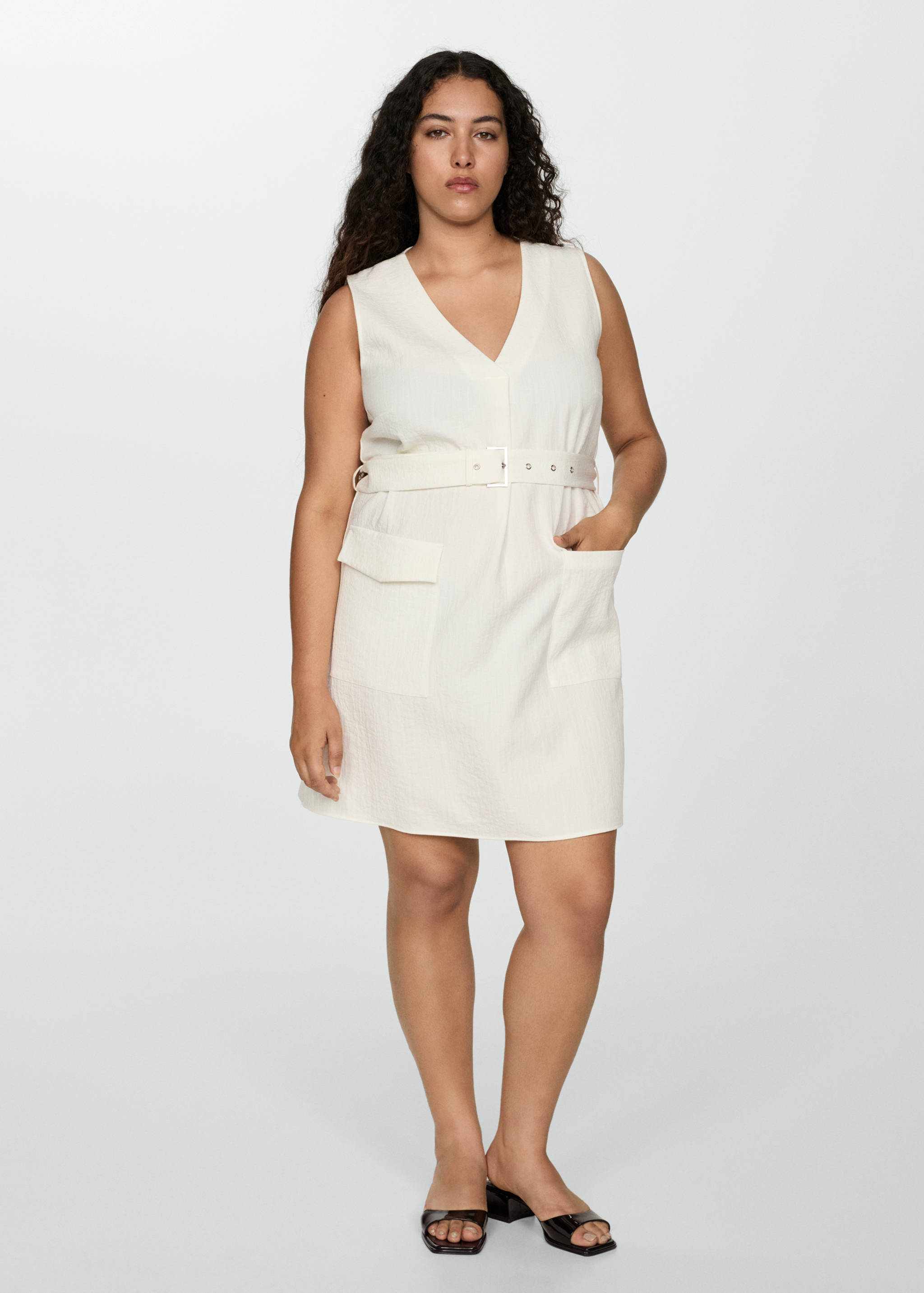 Robe poches ceinture - Détail de l'article 3