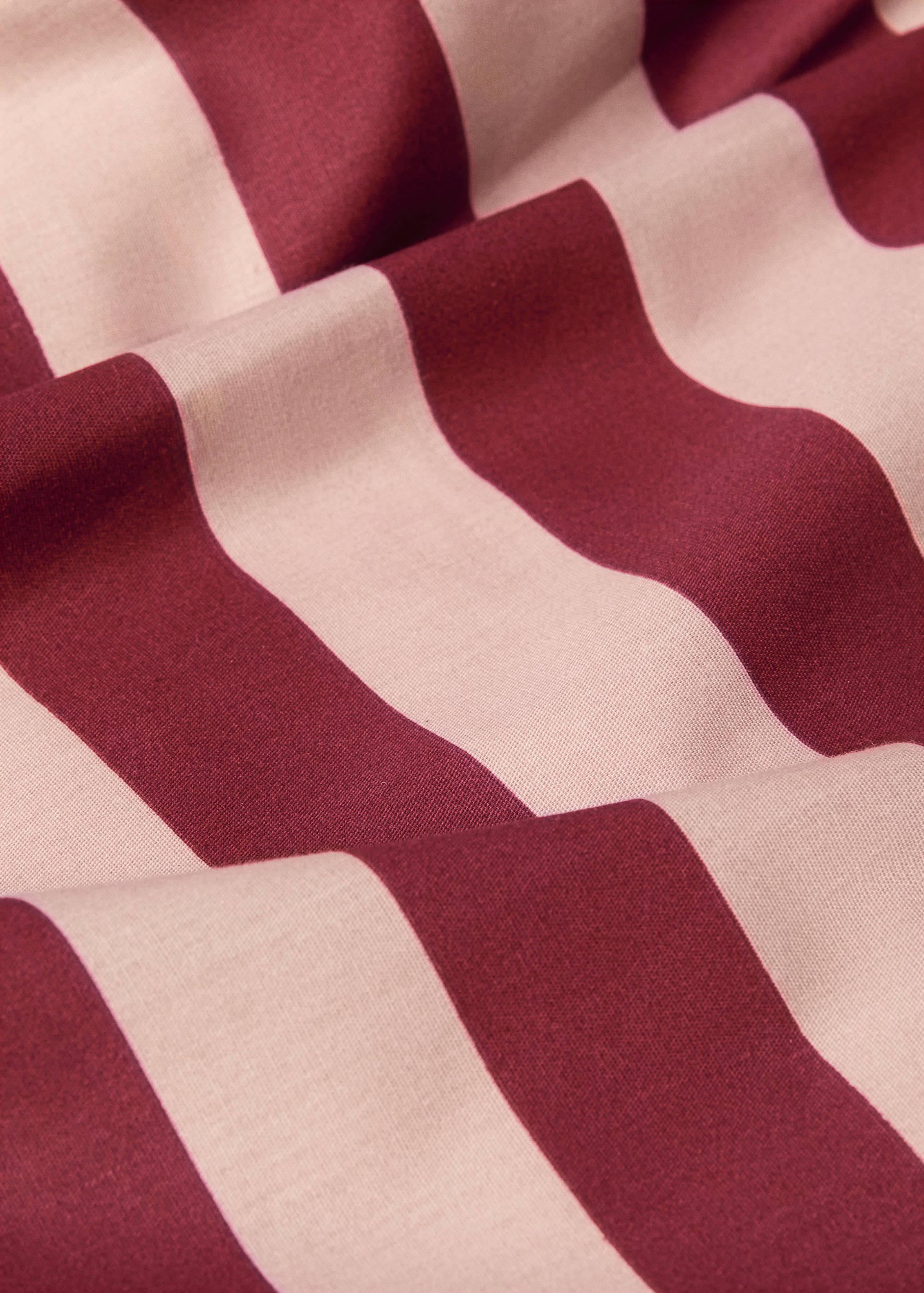 Percale cotton Kodak-striped duvet cover for 180cm bed - Details of the article 3