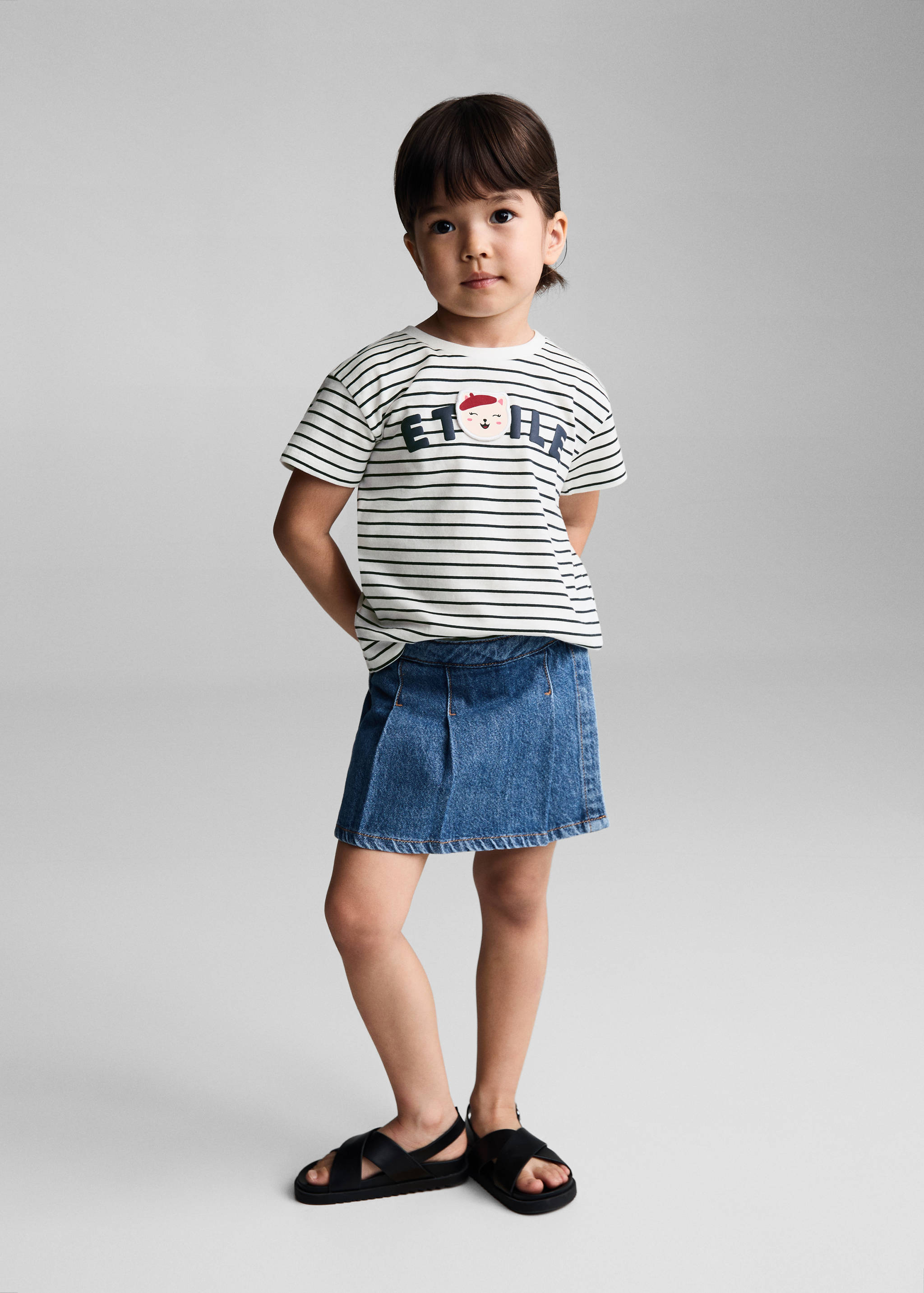 Striped cotton T-shirt - General plane
