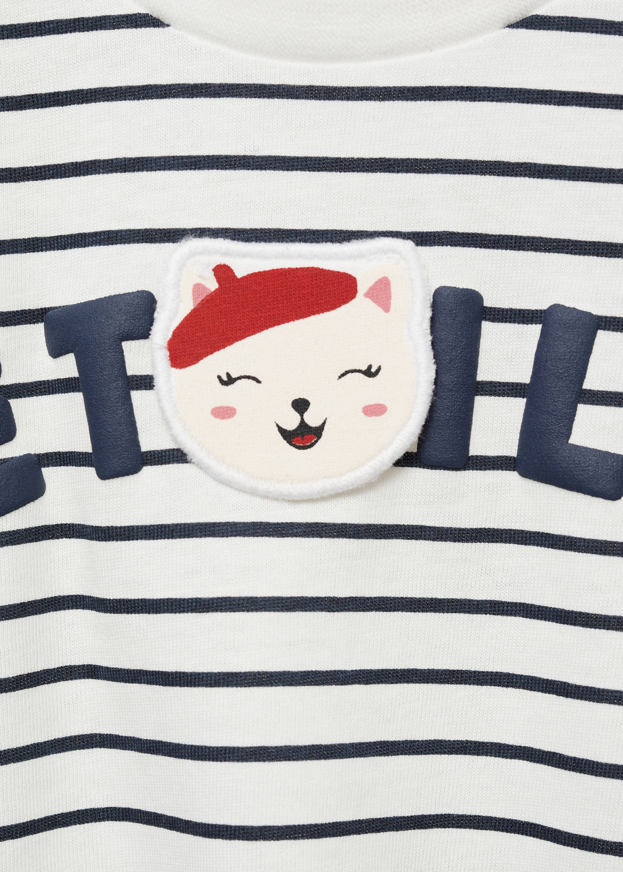 Striped cotton T-shirt - Details of the article 8